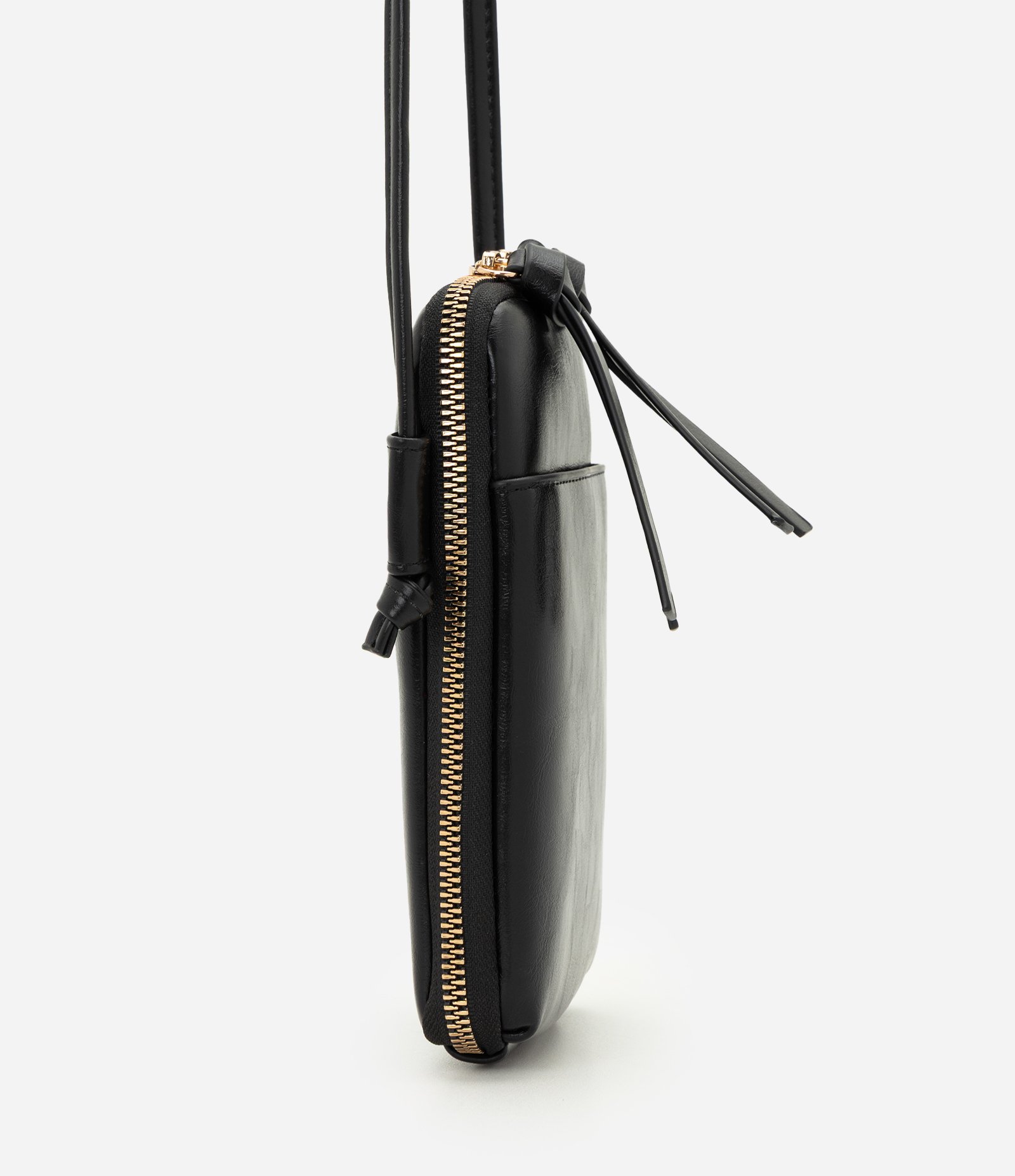 Bolsa Porta Celular Transversal em PU Preto 2