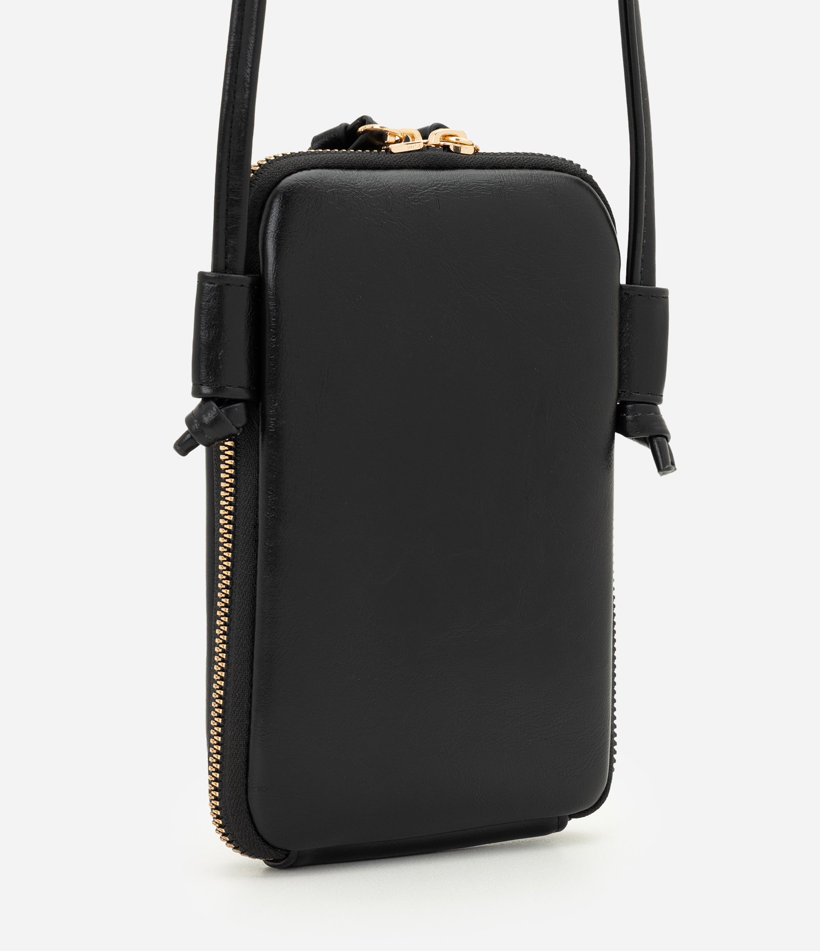Bolsa Porta Celular Transversal em PU Preto 3