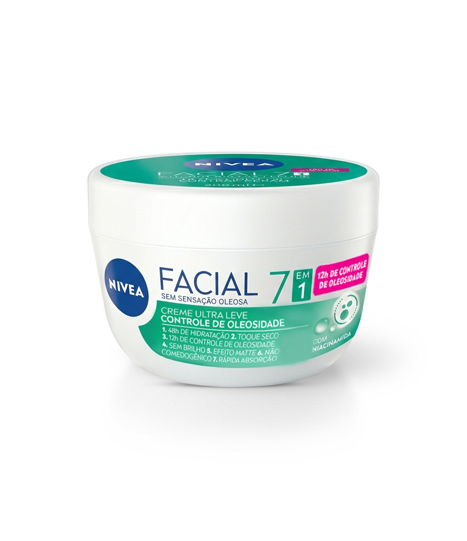 Creme Facial Nivea Controle da Oleosidade Ultra Leve 7 em 1 100g 1
