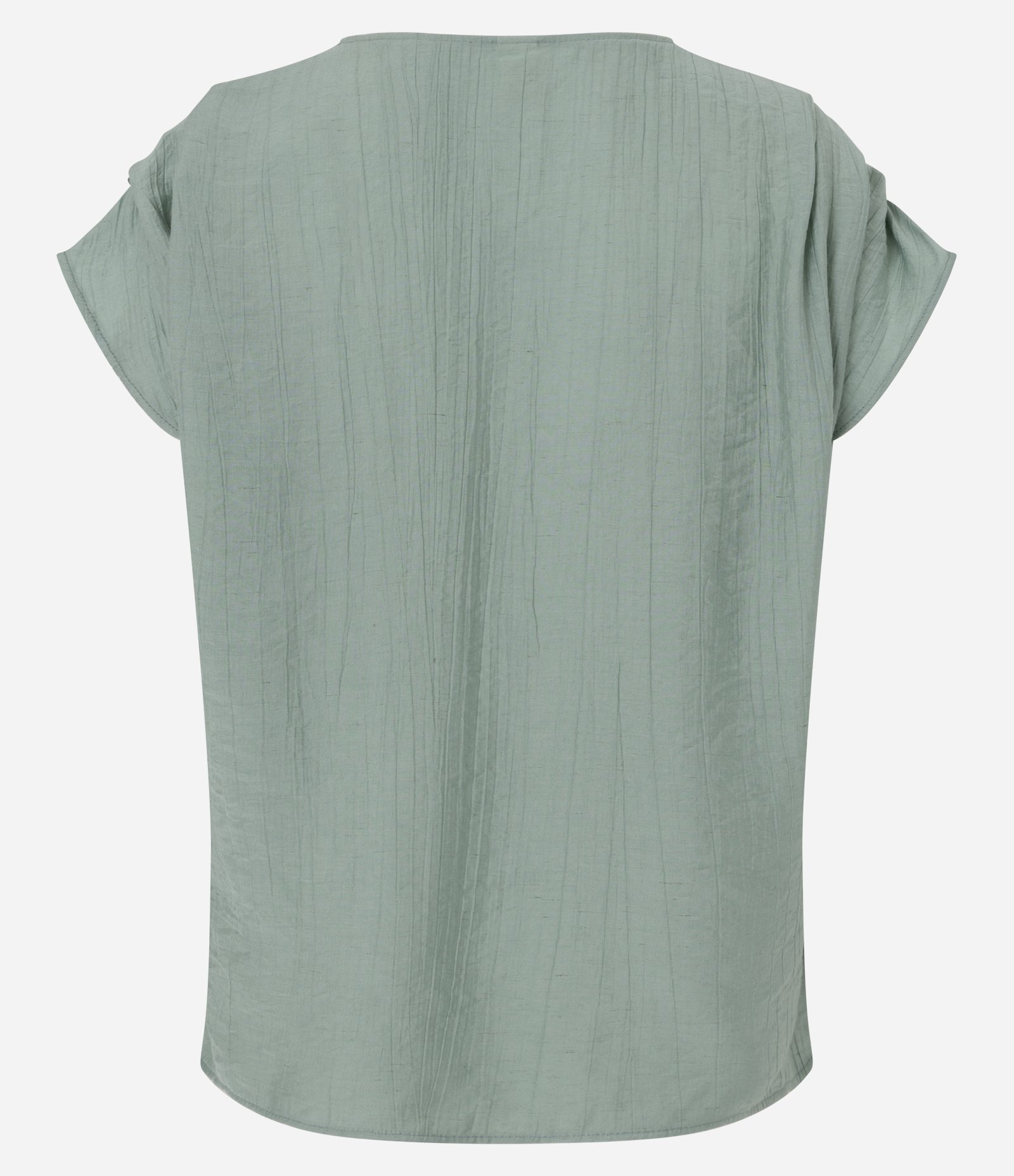 Blusa em Viscose com Lateral Drapeada Verde 7