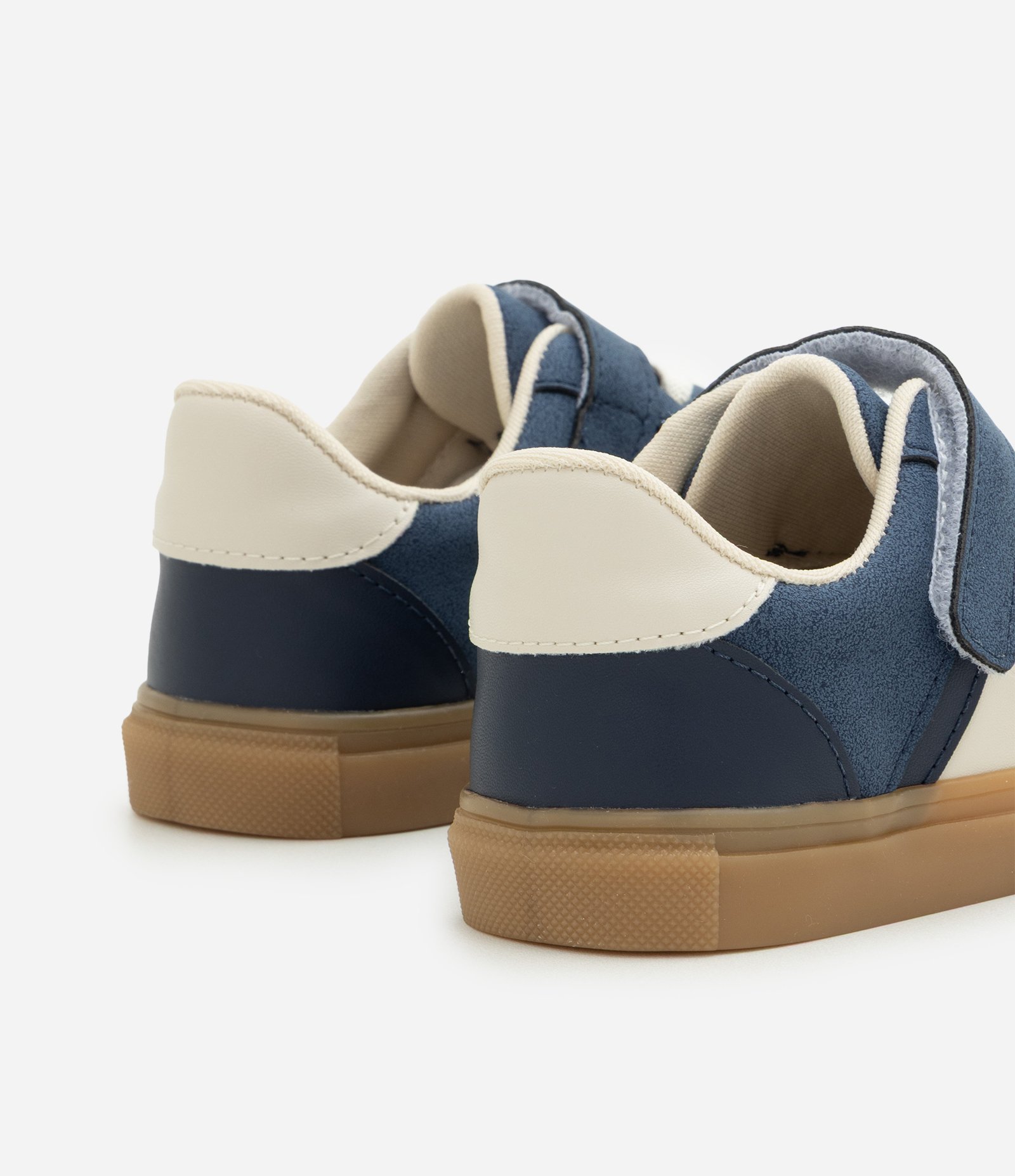 Tênis Infantil Em PU Sola Comfy Cadarço e velcro - Tam 20 ao 27 Azul 2