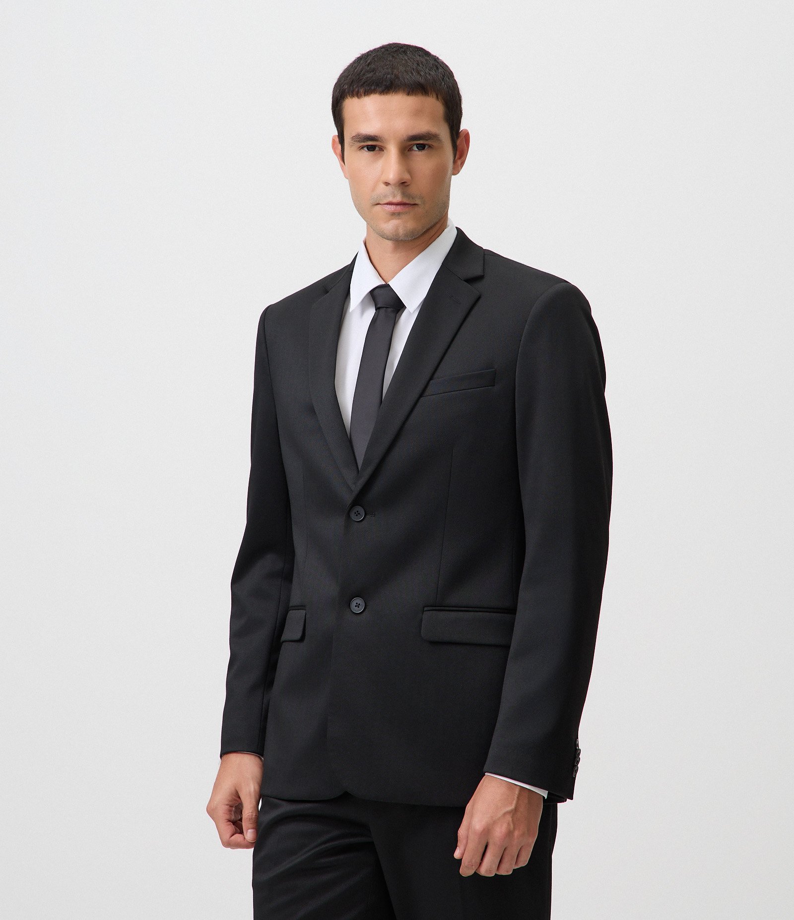Paletó Slim Alfaiatado Preto 1