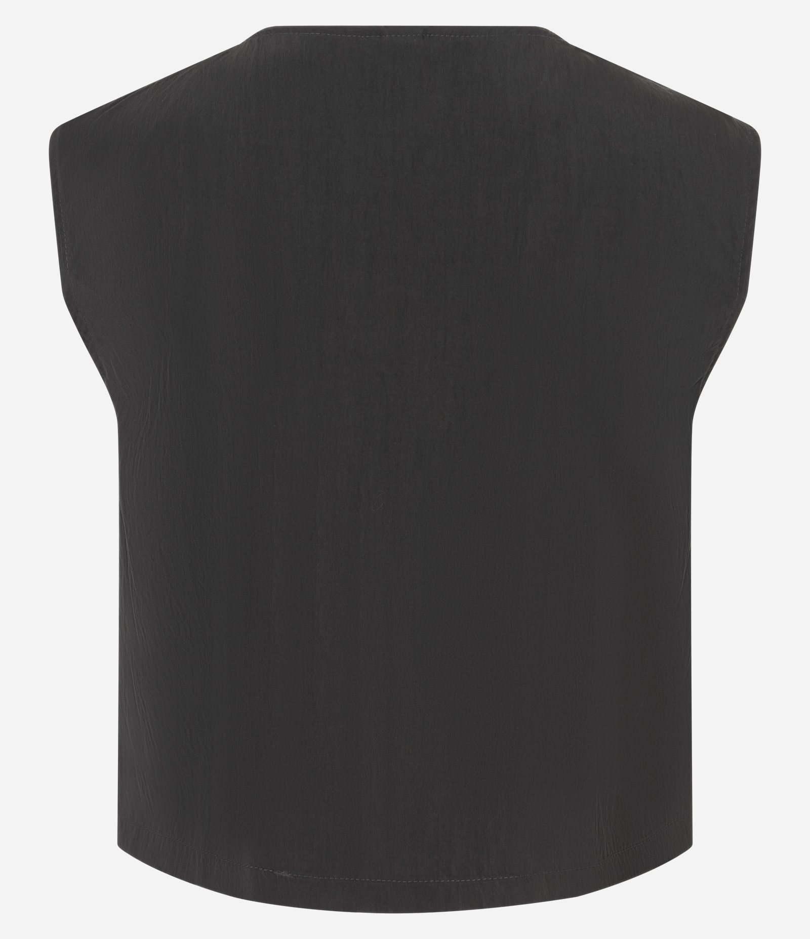 Blusa em Microfibra com Alça Larga e Botões Frontais Cinza 6