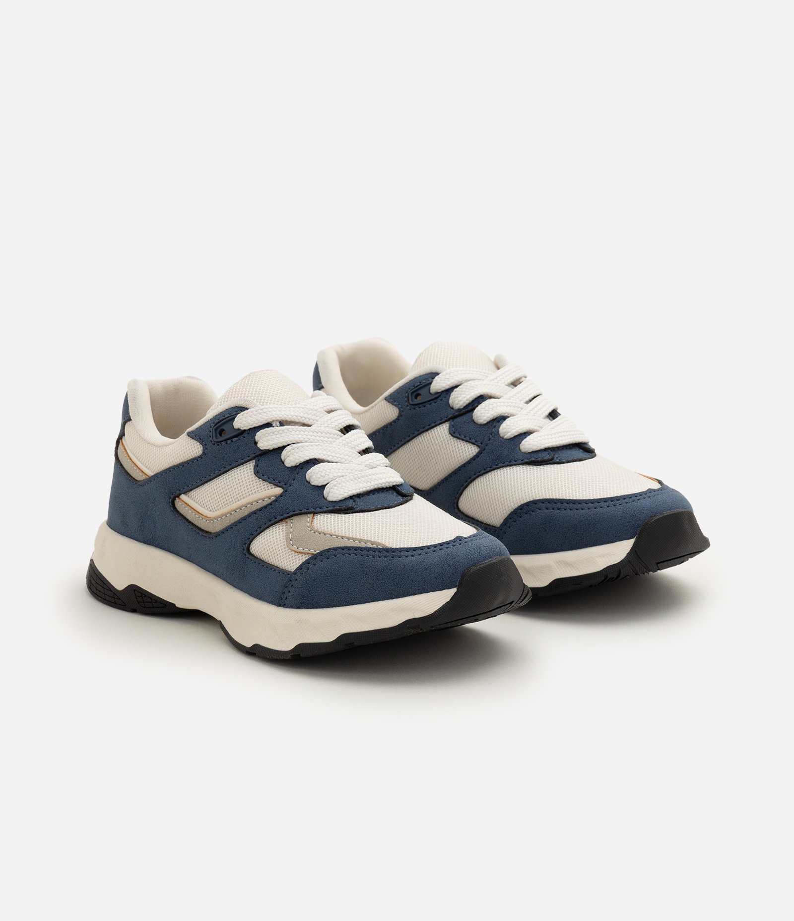 Tênis Esportivo Em PU Infantil - Tam 28 Ao 36 Off White 1