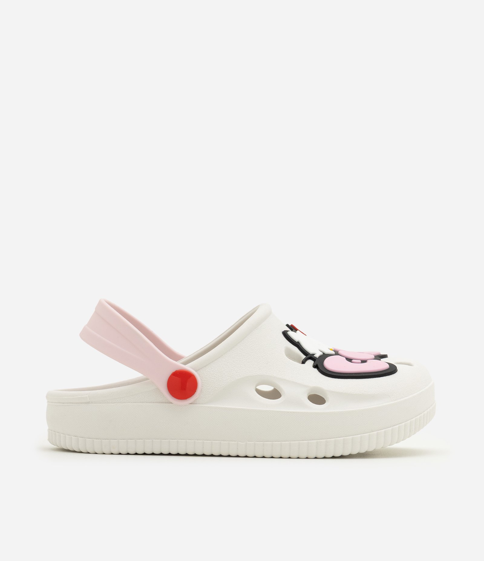 Sandália Babuche Infantil Hello Kitty Personagem Licenciado - Tam 28 a 35 Off White 2