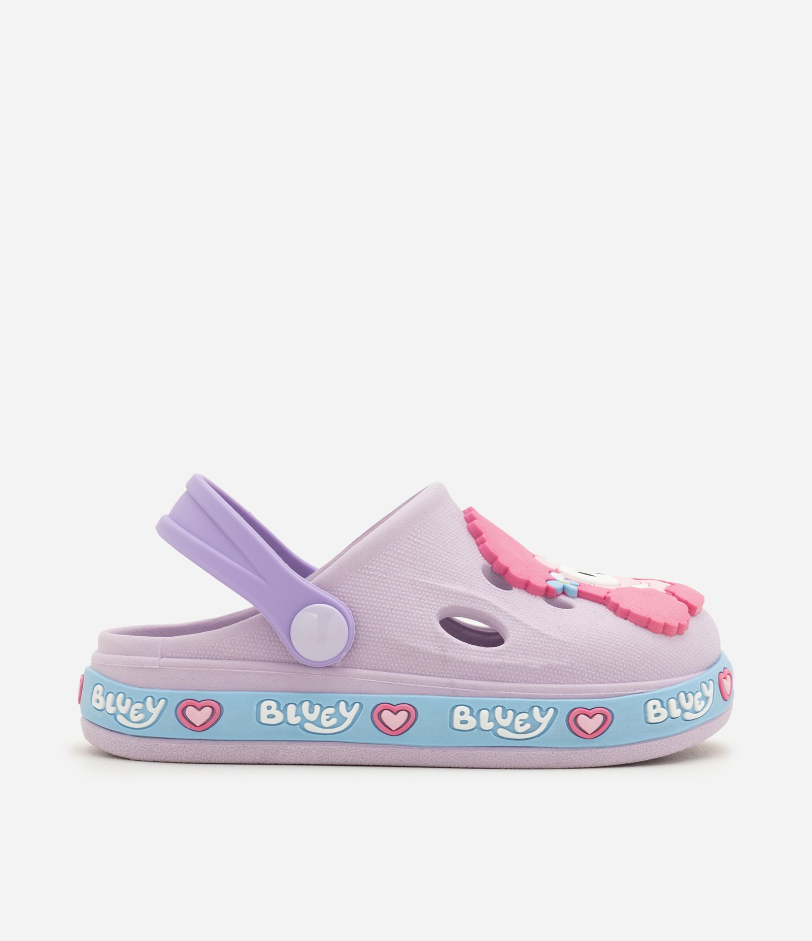 Sandália Infantil Babuche Personagens Bluey - Tam 20 a 25 Lilás 2