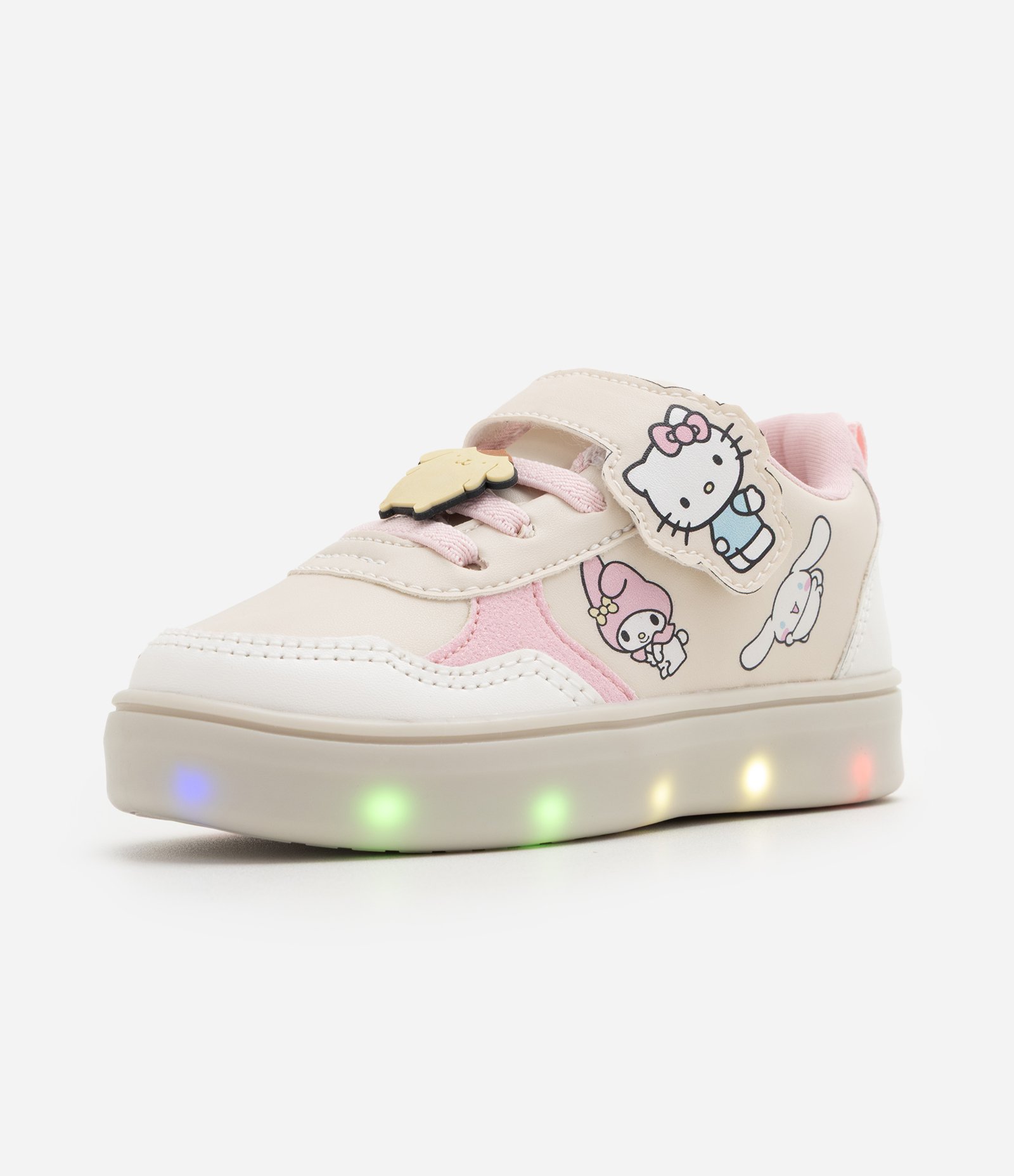 Tênis Infantil Com Led Hello kitty - Tam 20 ao 27 Off White 1