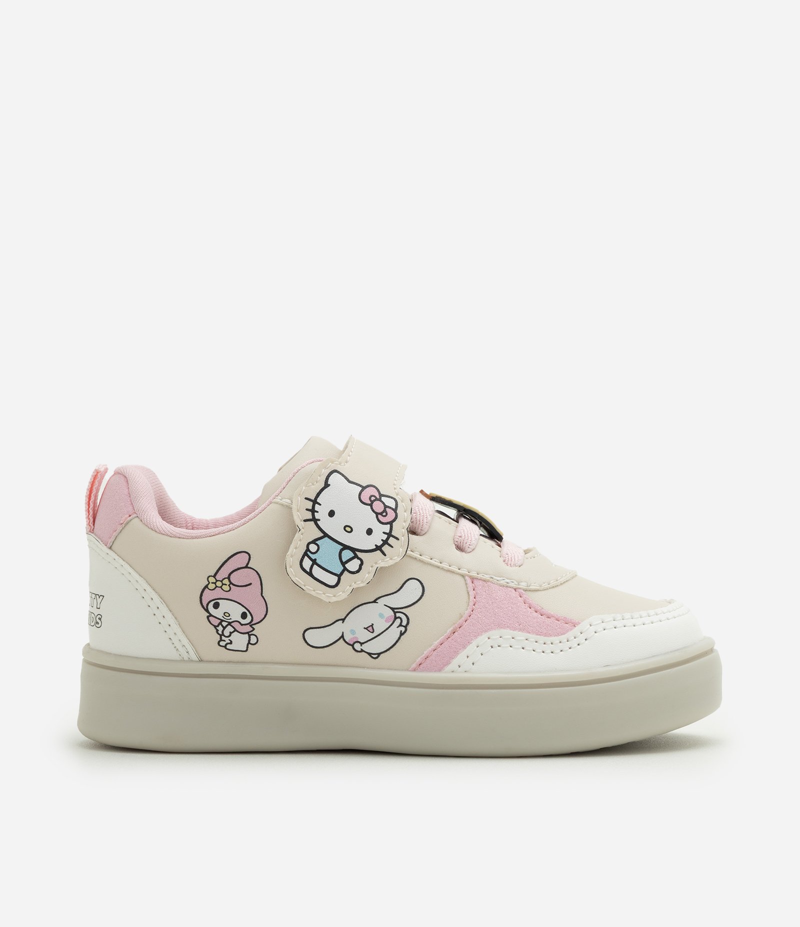 Tênis Infantil Com Led Hello kitty - Tam 20 ao 27 Off White 2