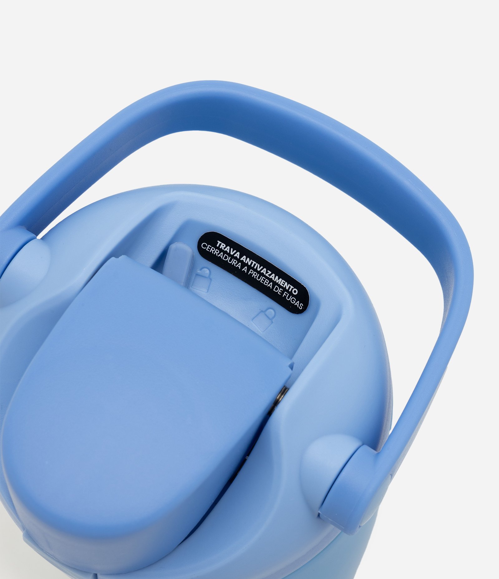 Copo Térmico em Metal com Alça e Biqueira 900ml Azul 2