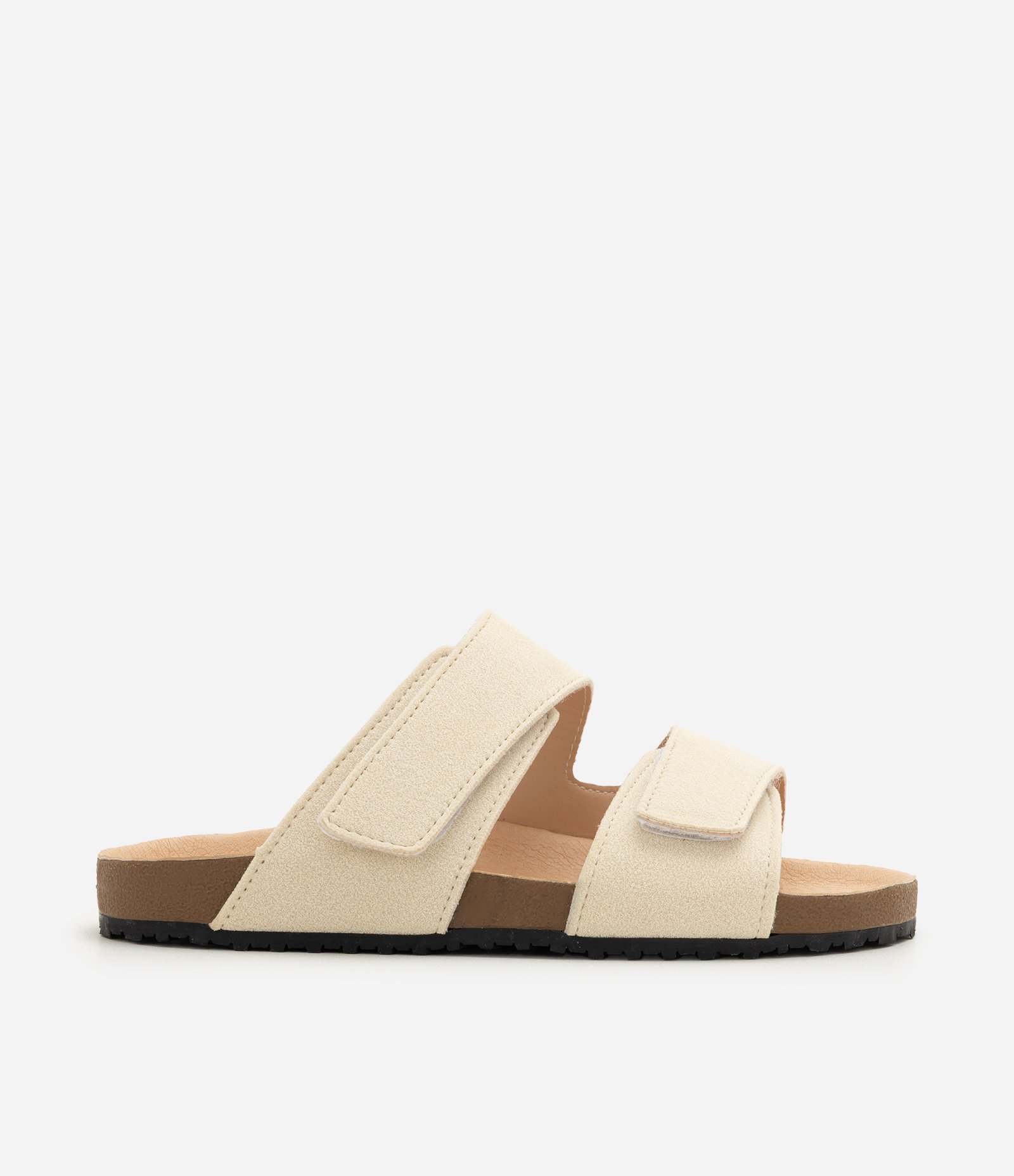 Sandália Infantil Comfy com Fechamento em Velcro - Tam 28 Ao 34 Bege 5