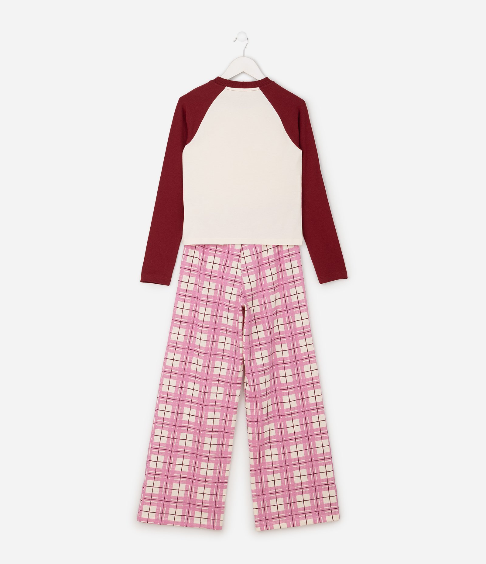 Pijama Infantil em Algodão com Estampa Hogwarts - Tam 7 a 16 Anos Bege 3