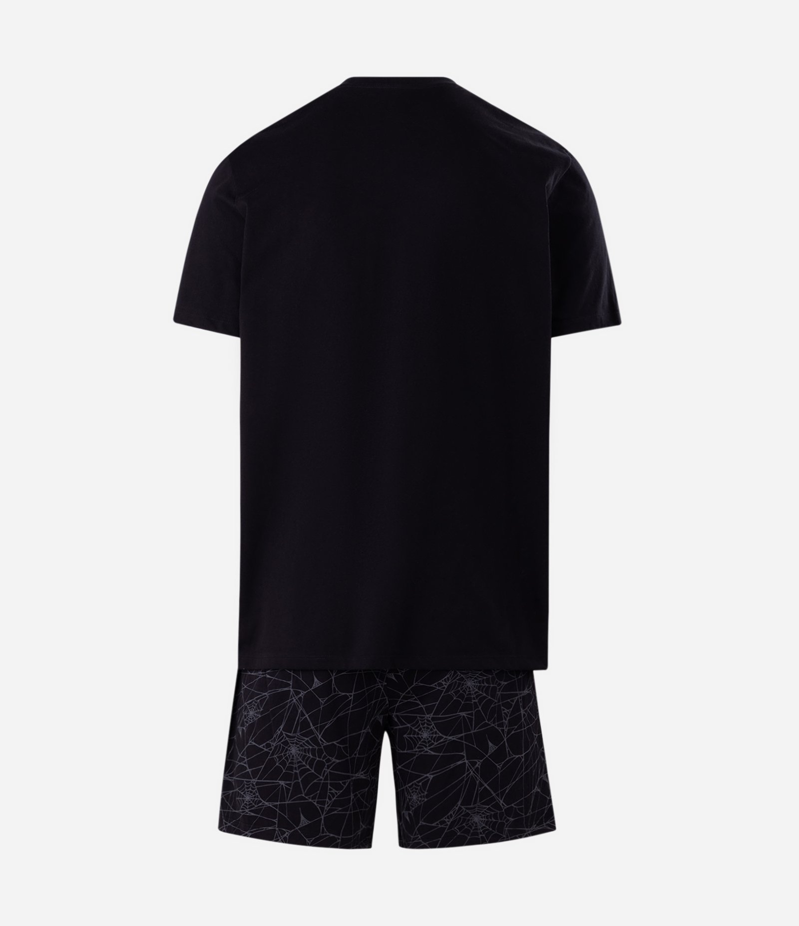Pijama Curto em Algodão com Estampa Miles Morales Preto 2