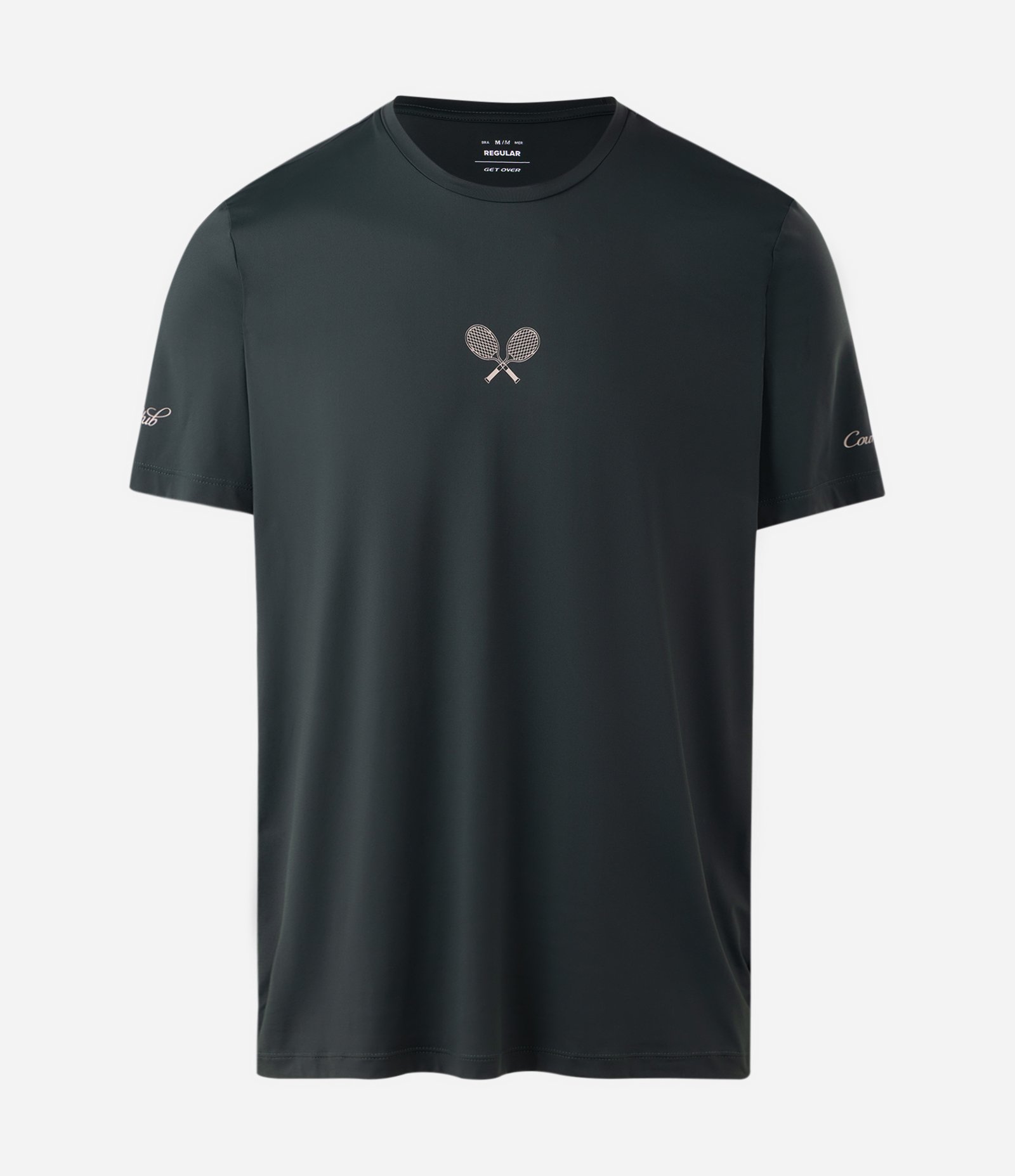 Camiseta Dry Esportiva em Poliamida com Estampa de Tênis Verde 5