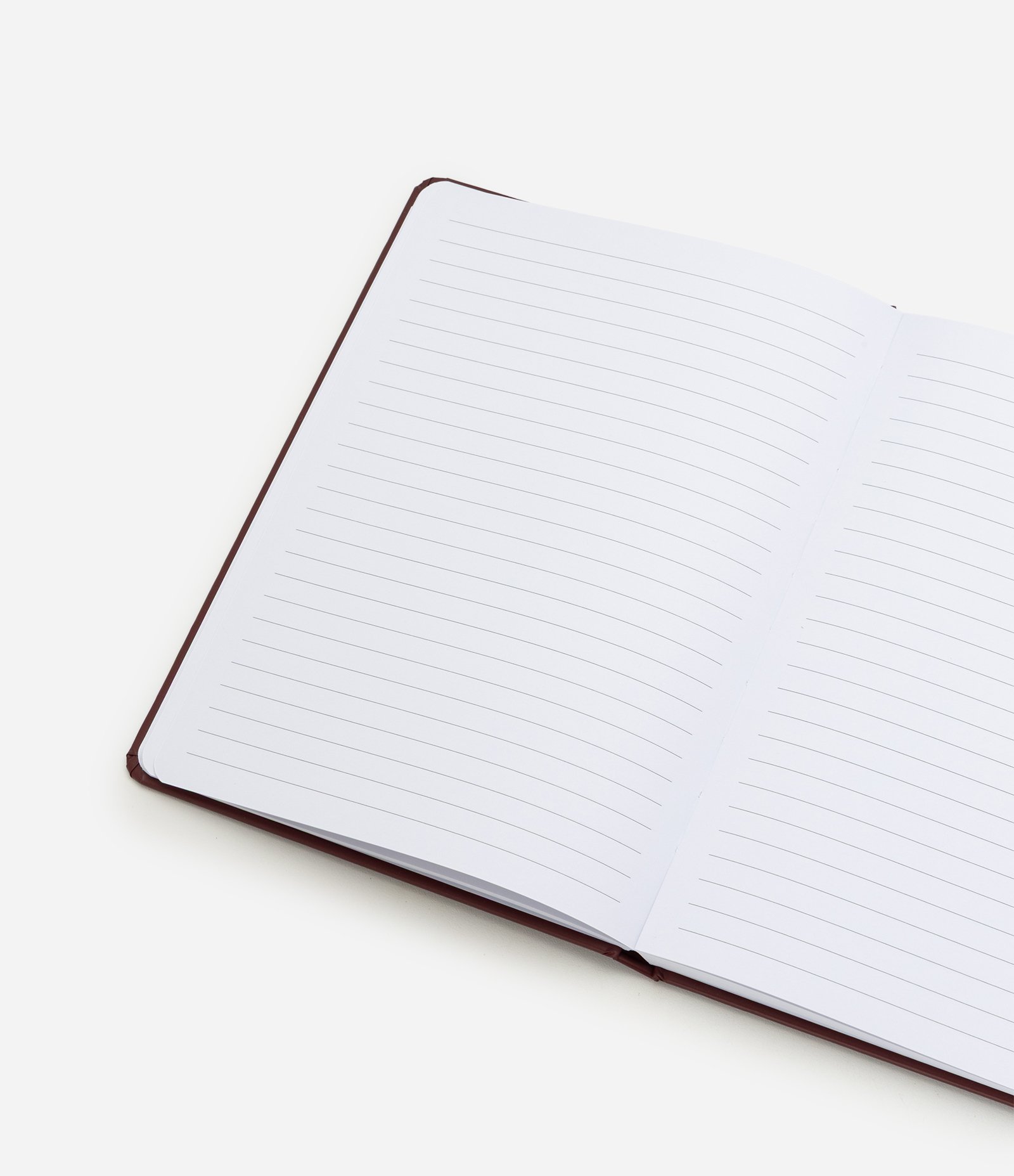 Caderno com Lettering em Relevo e Fechamento por Elástico Vinho 4