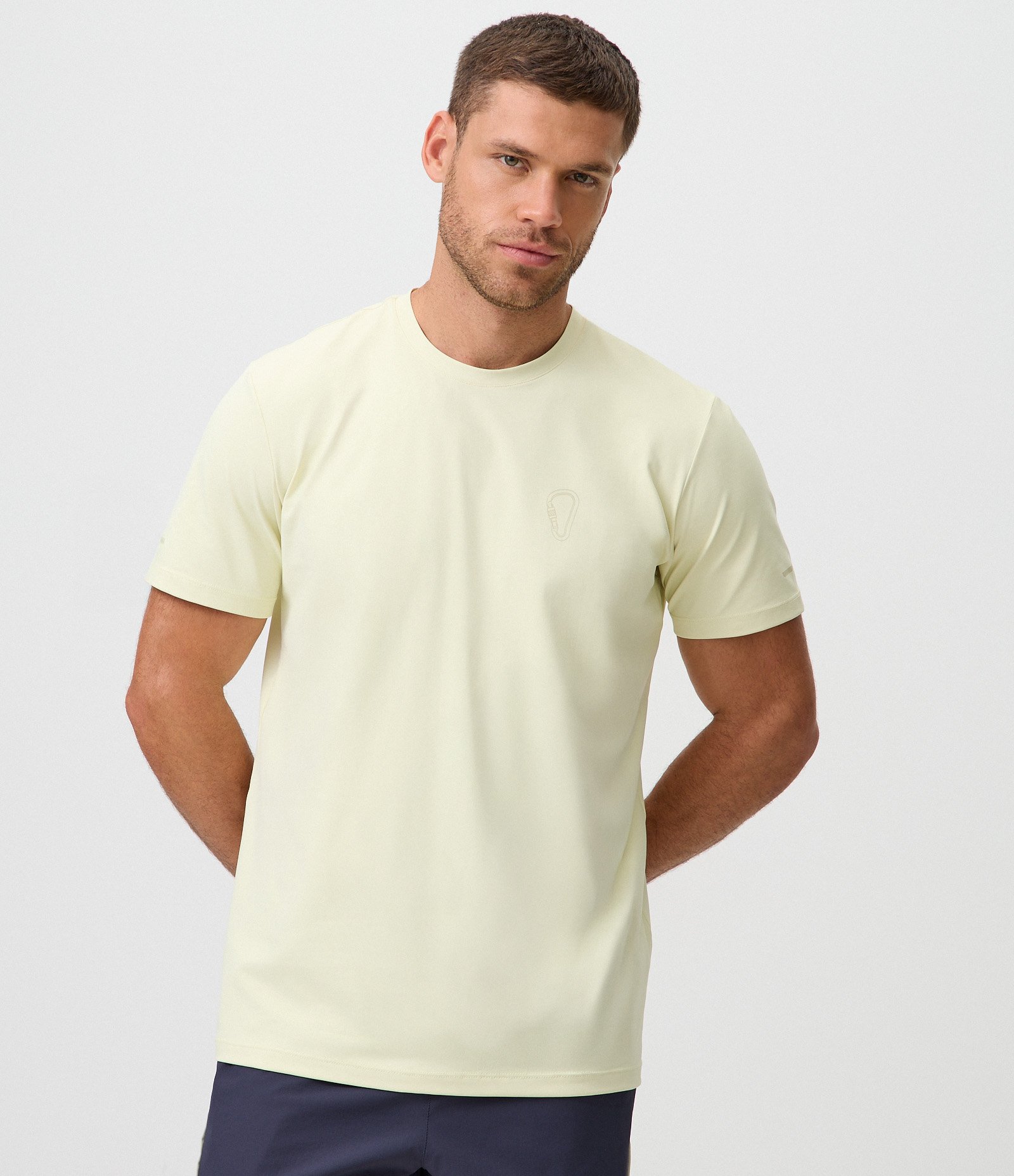 Camiseta Dry em Poliamida com Transfer Refletivo Verde 1