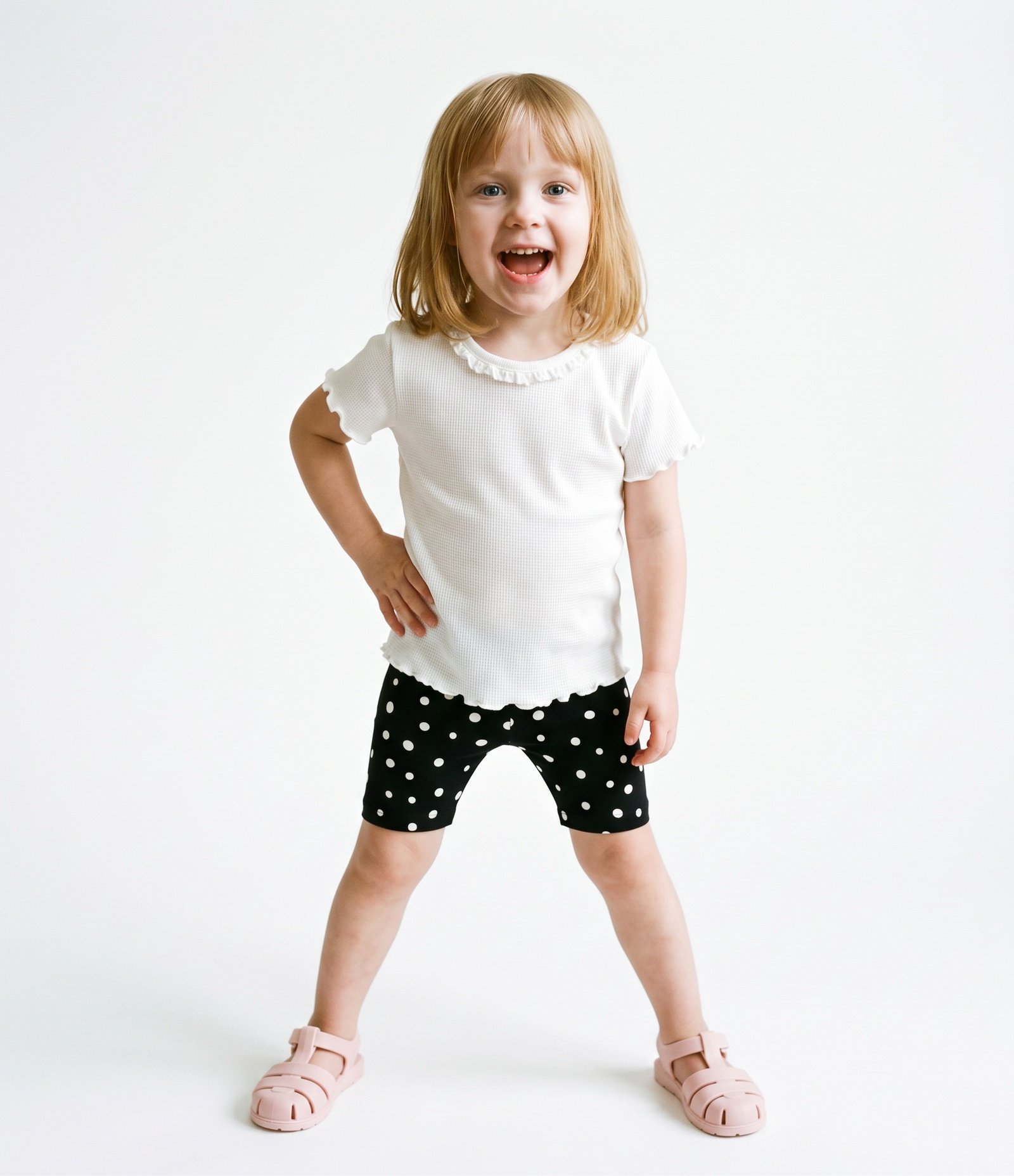 Kit 2 Bermuda Infantil Em Ribana Com Estampa - Tam 1 a 6 Anos Multicores 2