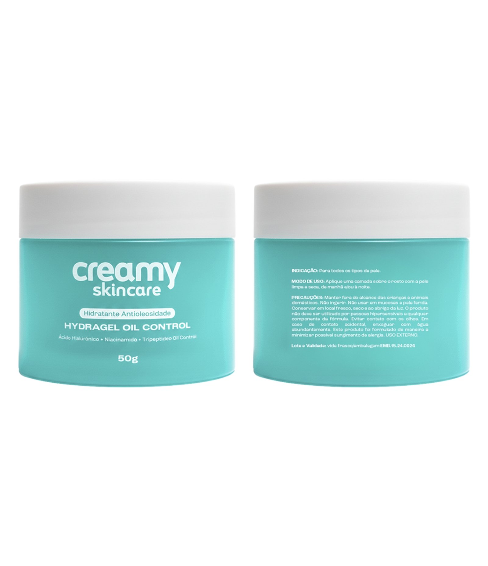 Hidratante Facial Hydragel Oil Control Creamy 50g 5