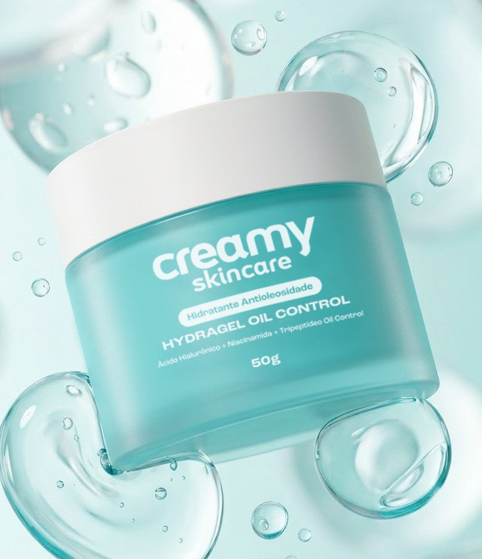 Hidratante Facial Hydragel Oil Control Creamy 50g 7