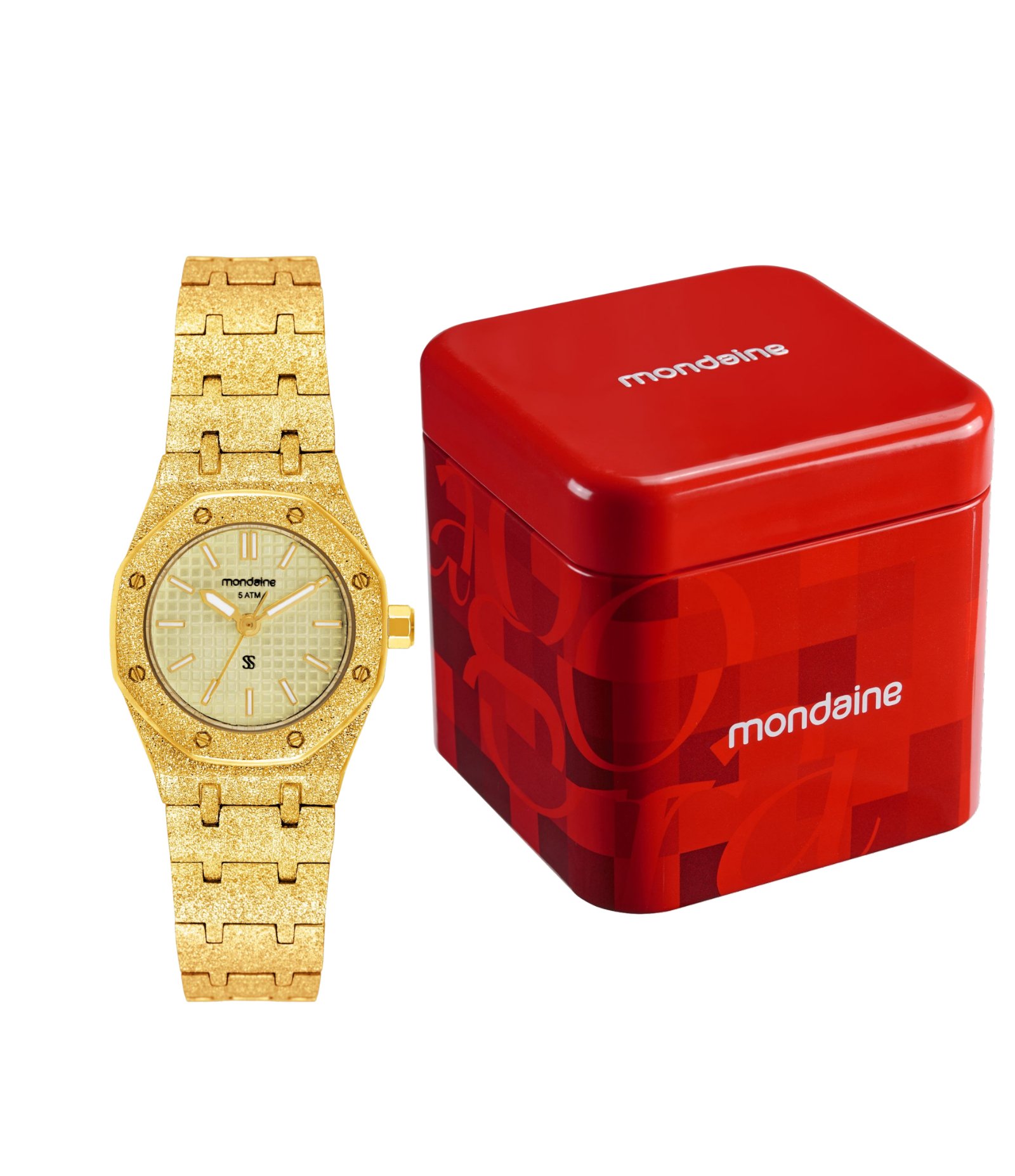 Relógio Analógico Mondaine em Metal 40001LPMVDM1 Dourado 1