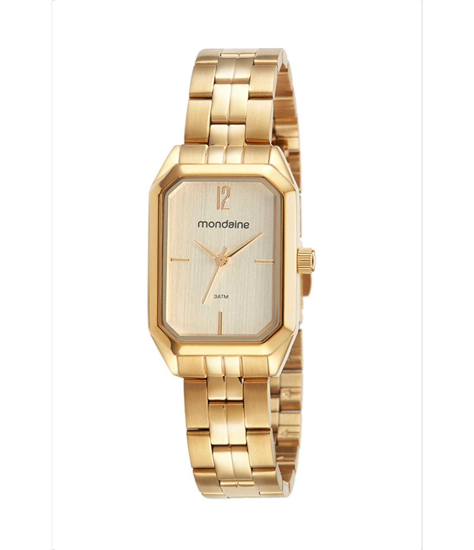Kit Relógio Analógico Mondaine em Aço 32359LPMVDE1KA Dourado 2