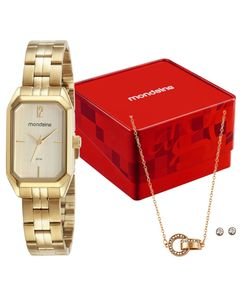 Kit Relógio Analógico Mondaine em Aço 32359LPMVDE1KA