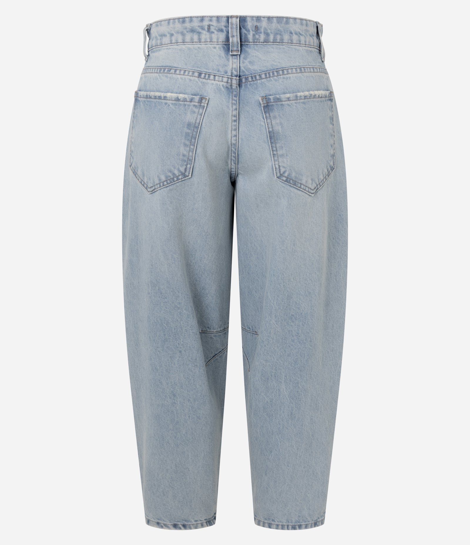 Calça Jeans Ballon com Lavagem Clara Azul Claro 6