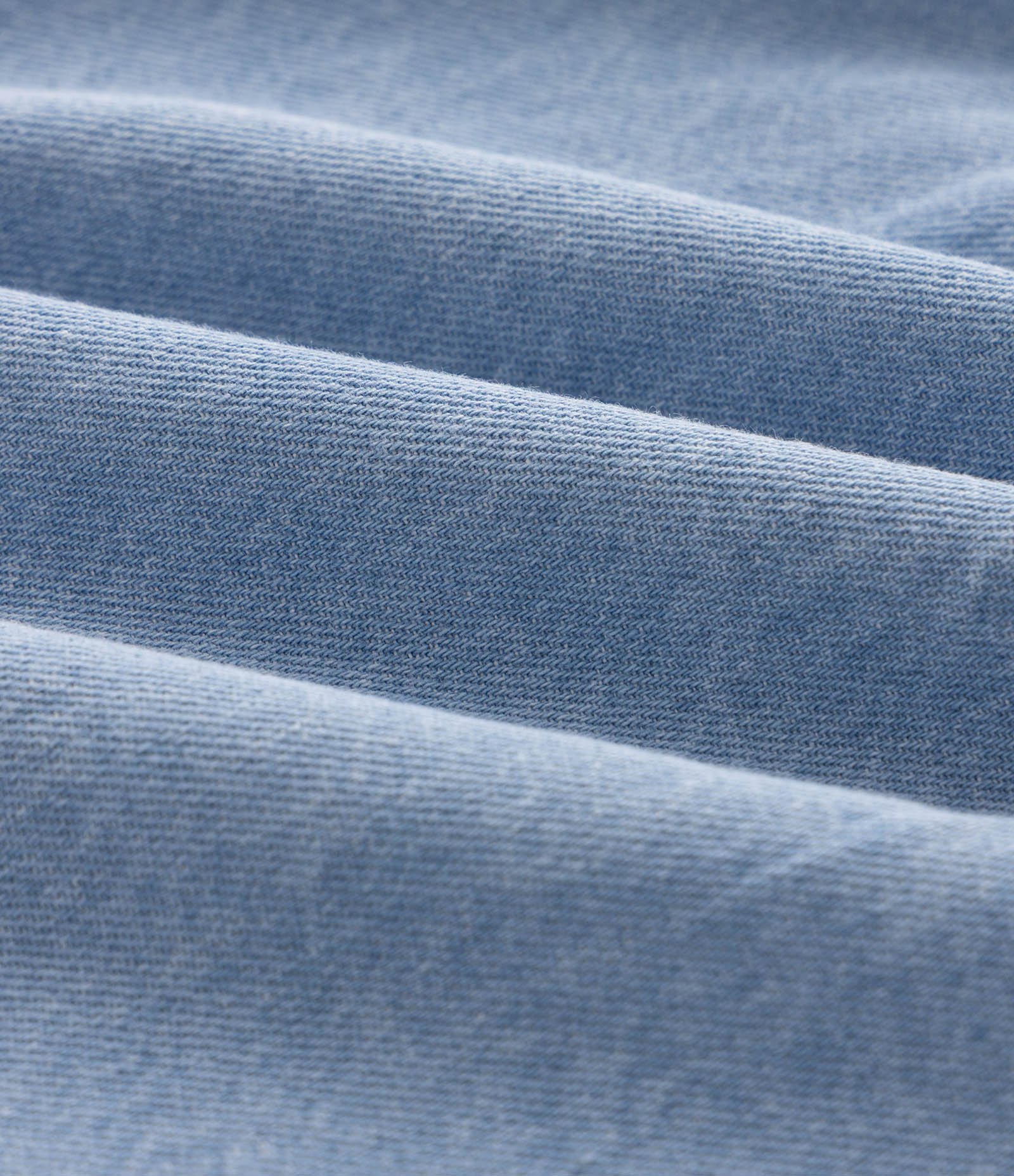 Blusa Bata Infantil em Jeans com Bordado de Cereja - Tam 1 a 6 Anos Azul Claro 5
