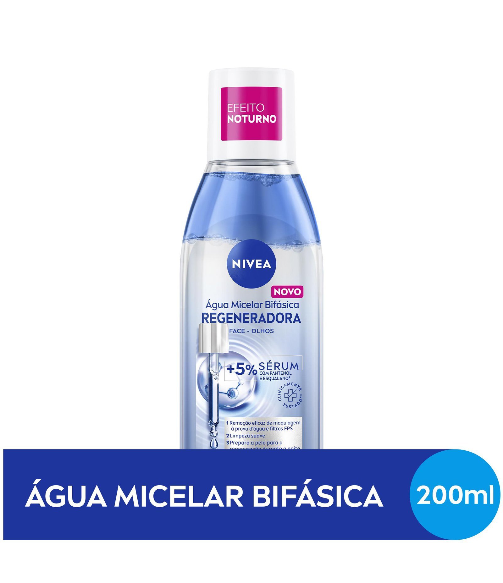 Água Micelar Bifásica Regeneradora Nivea 200ml 2