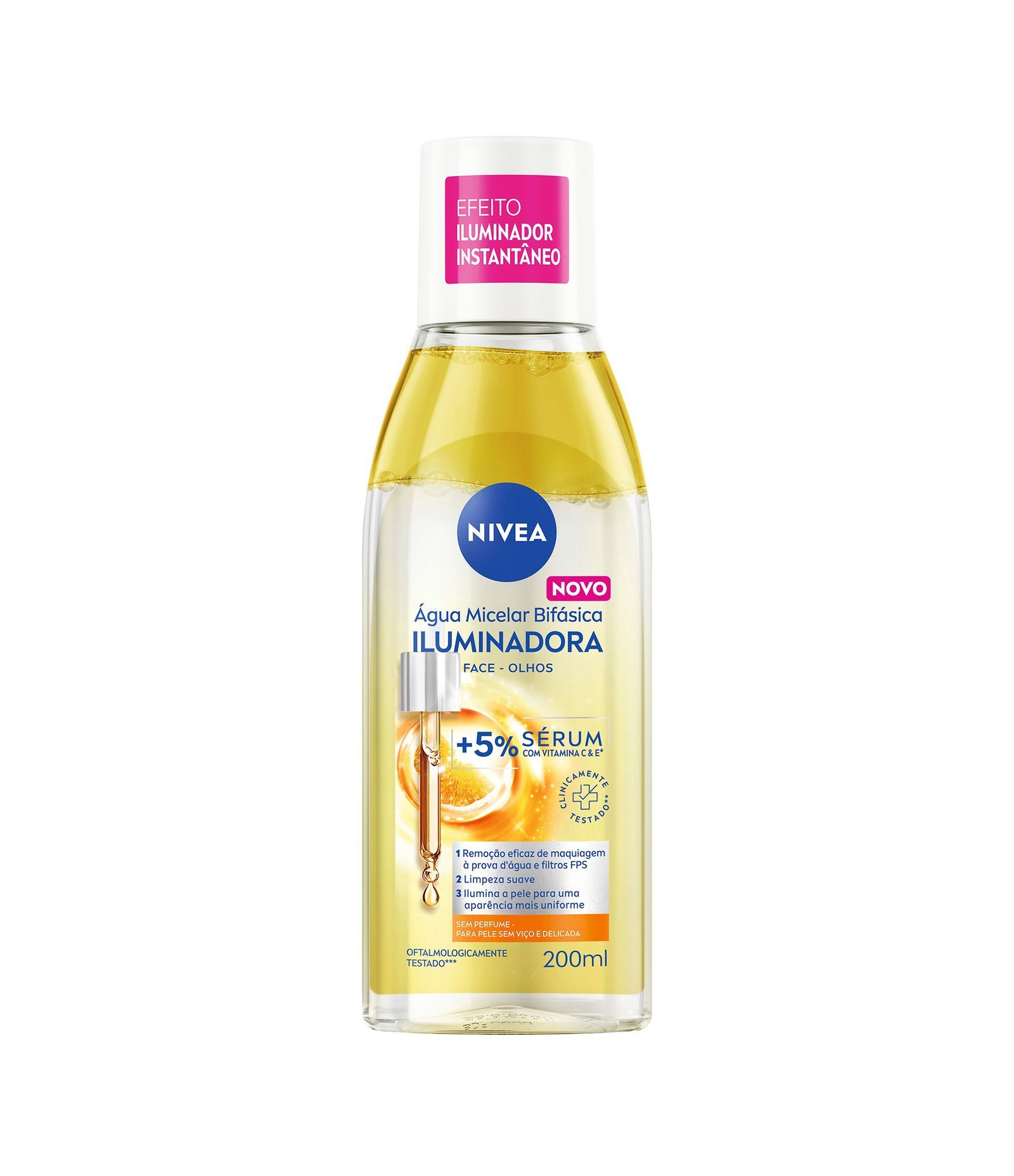 Água Micelar Bifásica Iluminadora Nivea 200ml 1