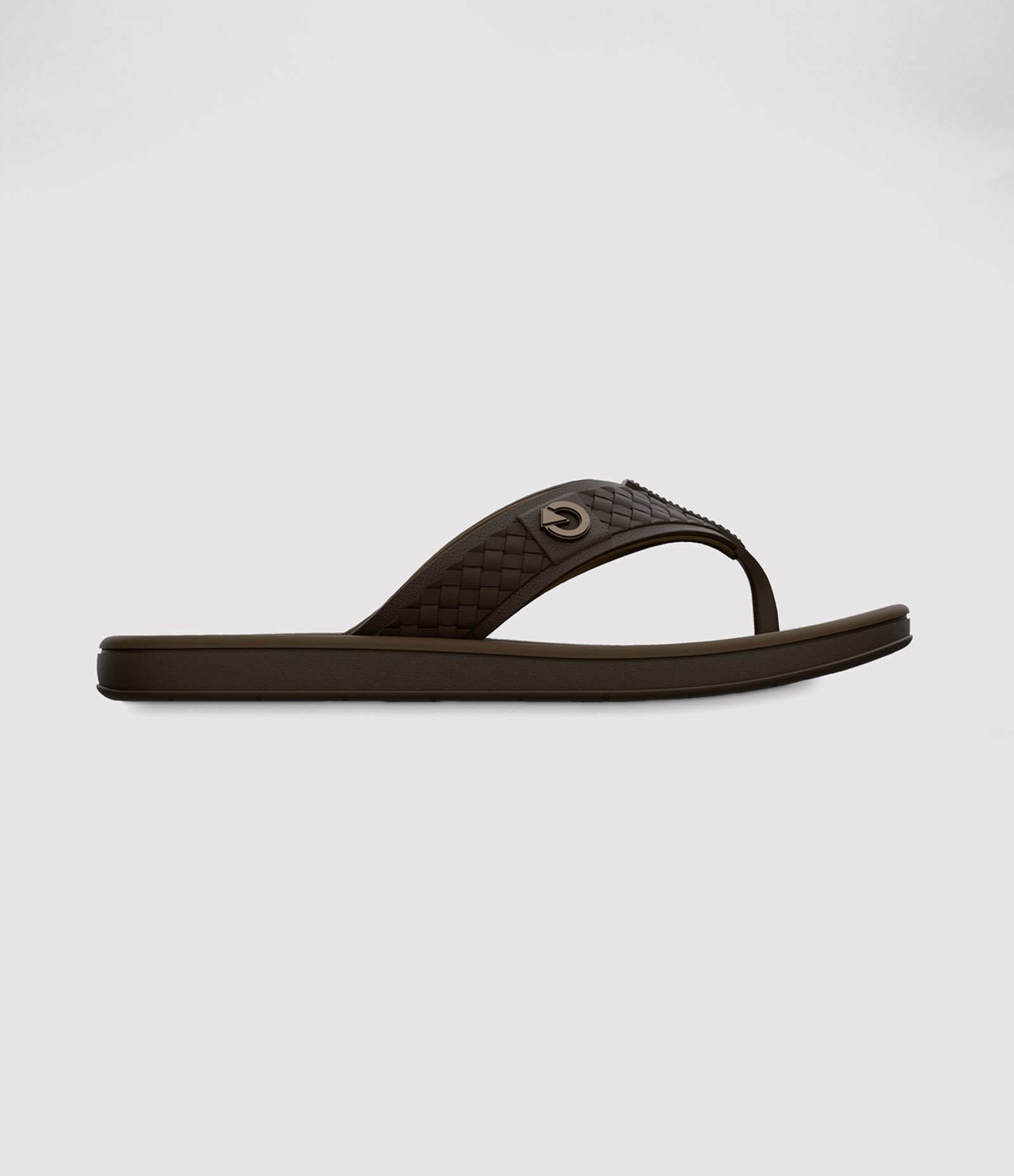 Chinelo Cartago Coimbra III Dedo em PVC Marrom 1
