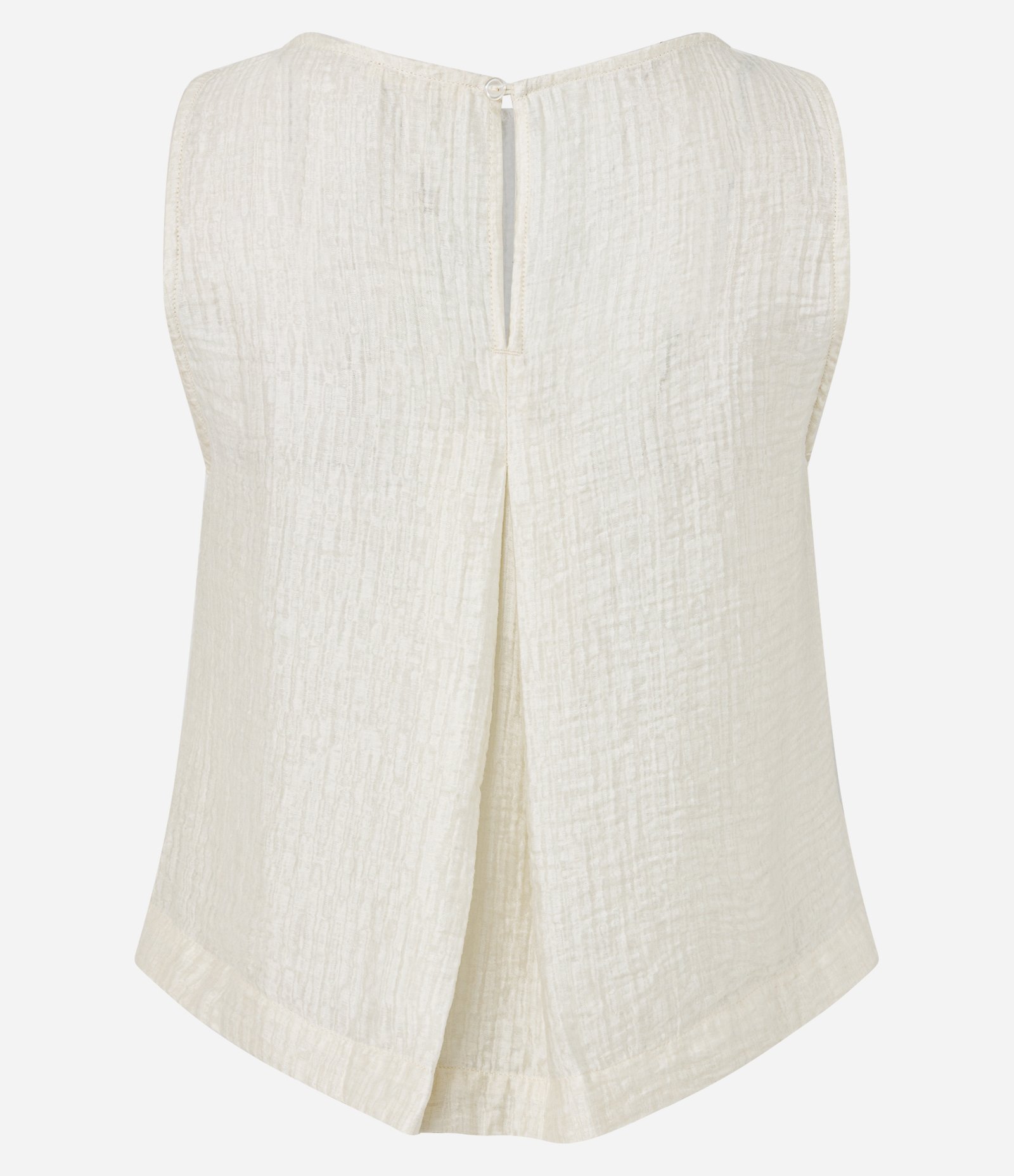 Blusa em Viscose com Entremeios e Recorte nas Costas Bege 7