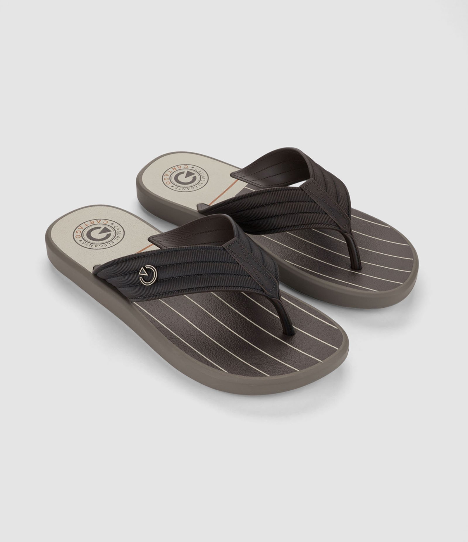 Chinelo Cartago Montreal Dedo em PVC Marrom 1