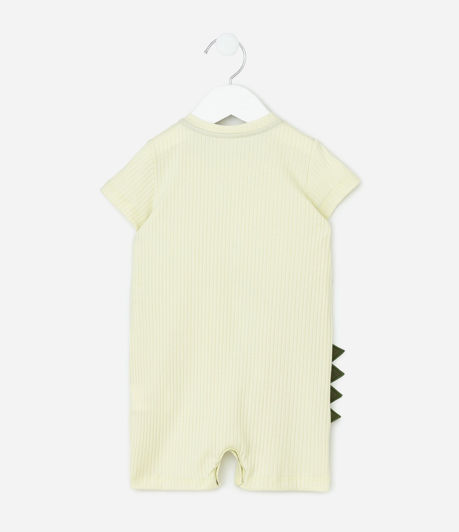 Macacão Bebê Em Algodão Teddy Boom Estampa Jacaré - Tam 0 a 18 Meses Verde 2