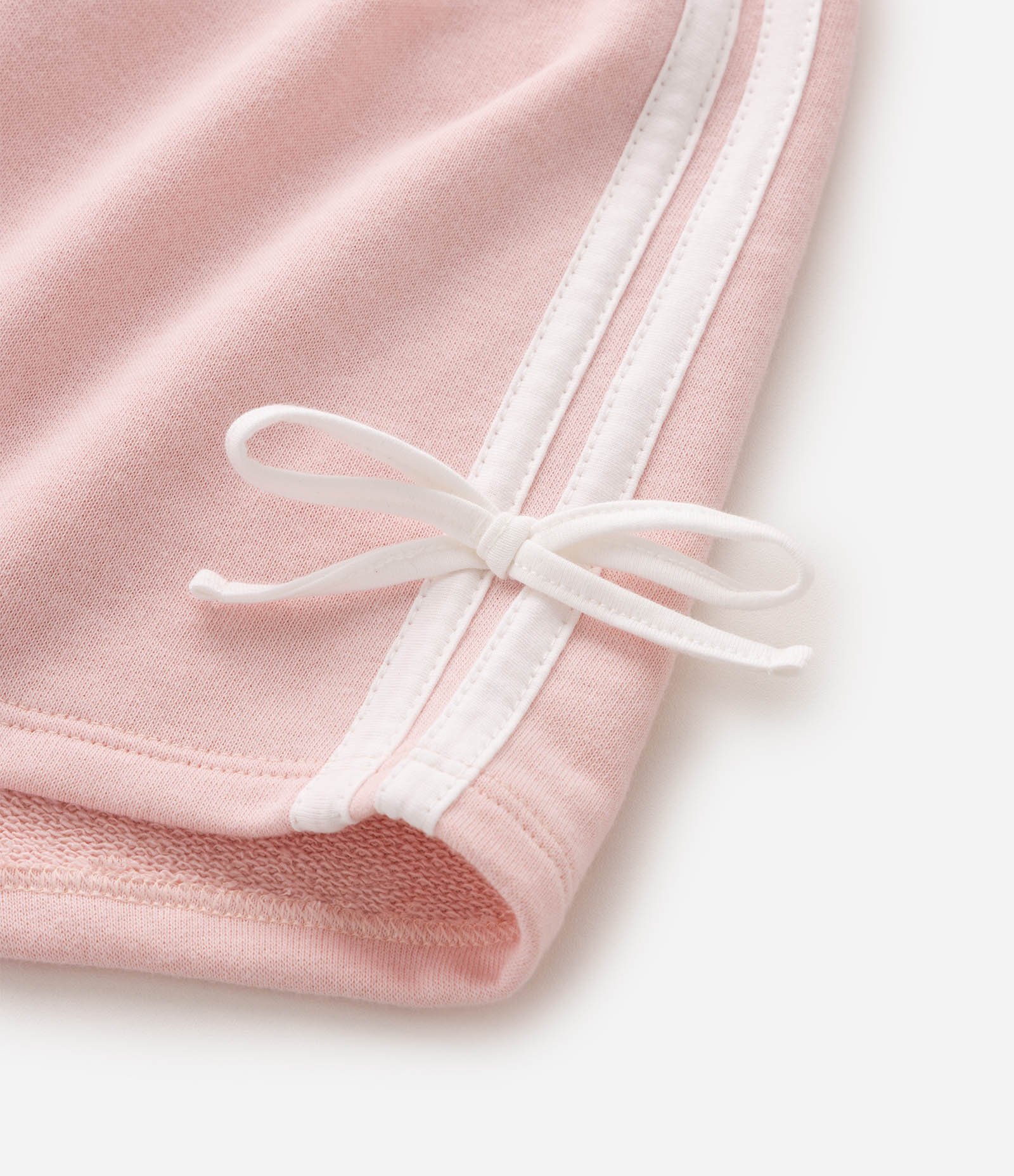 Short Infantil Moletom com Listra Lateral – Tam 5 a 14 Anos Rosa 5