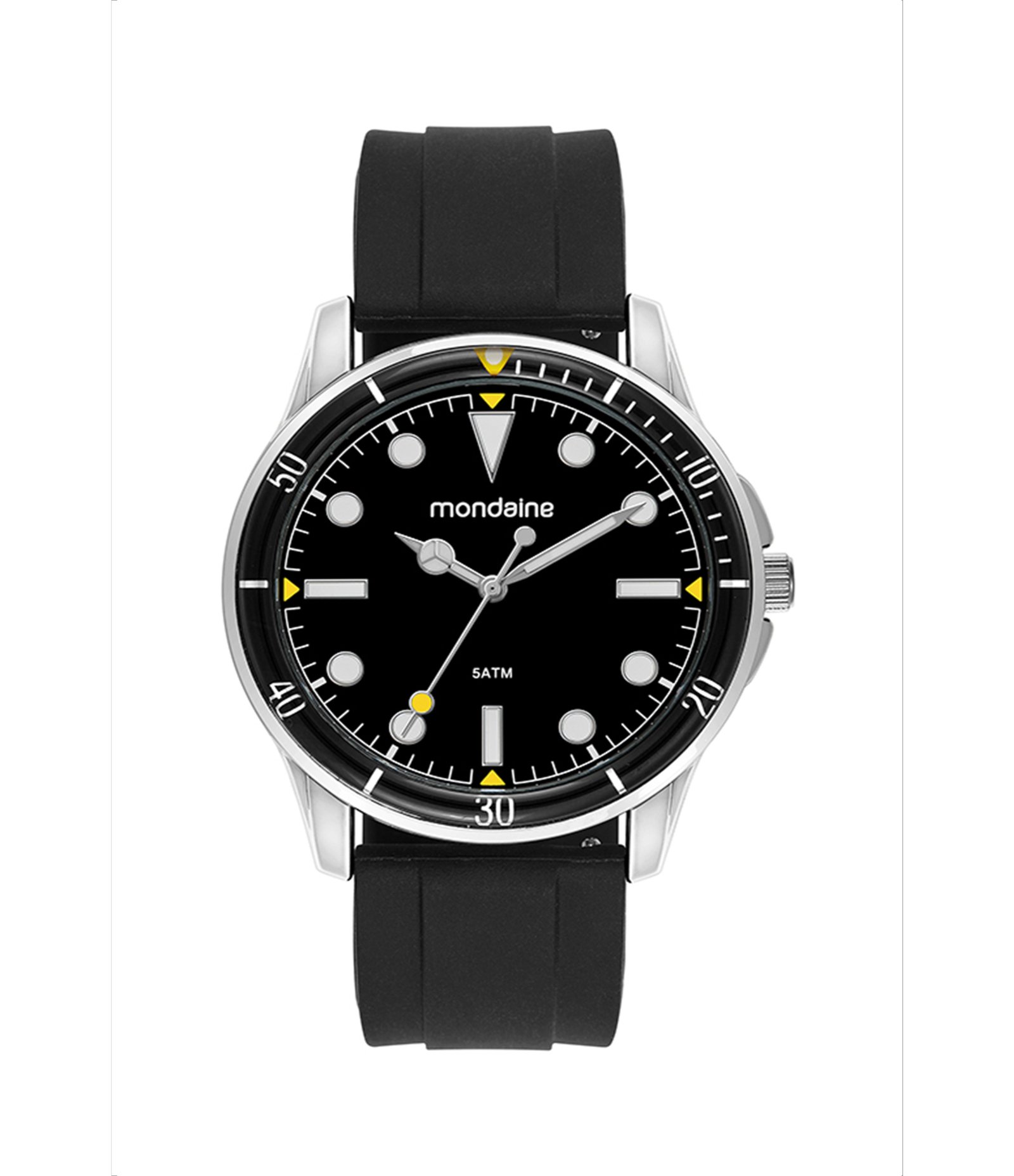 Relógio Analógico Mondaine em Silicone 33044G0MVNI2KB Preto 2