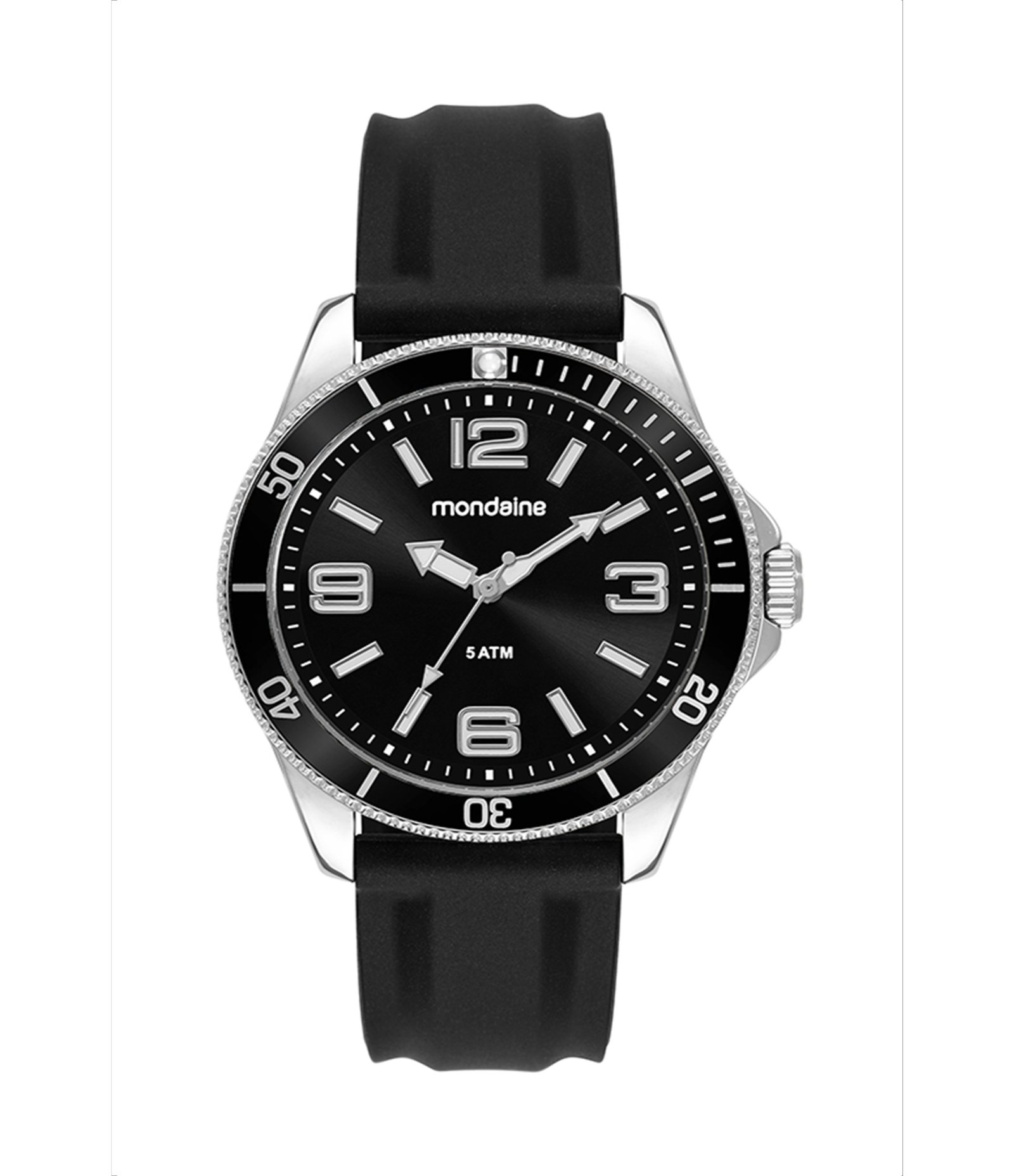 Relógio Analógico Mondaine em Silicone 40003G0MVNI1KB Preto 2