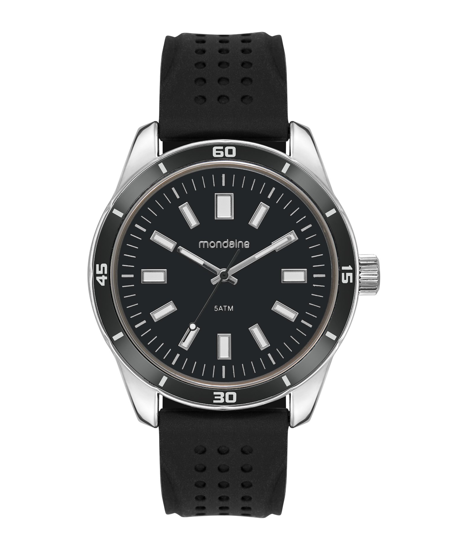 Relógio Analógico Mondaine em PU 99929G0MVNI3KB Preto 2