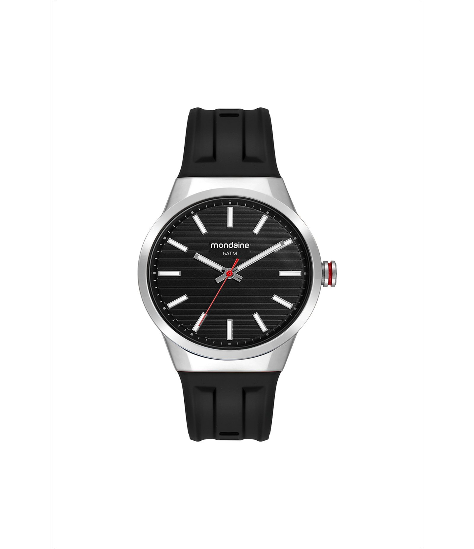 Relógio Analógico Mondaine em Silicone 33042G0MVNI2KB Preto 2
