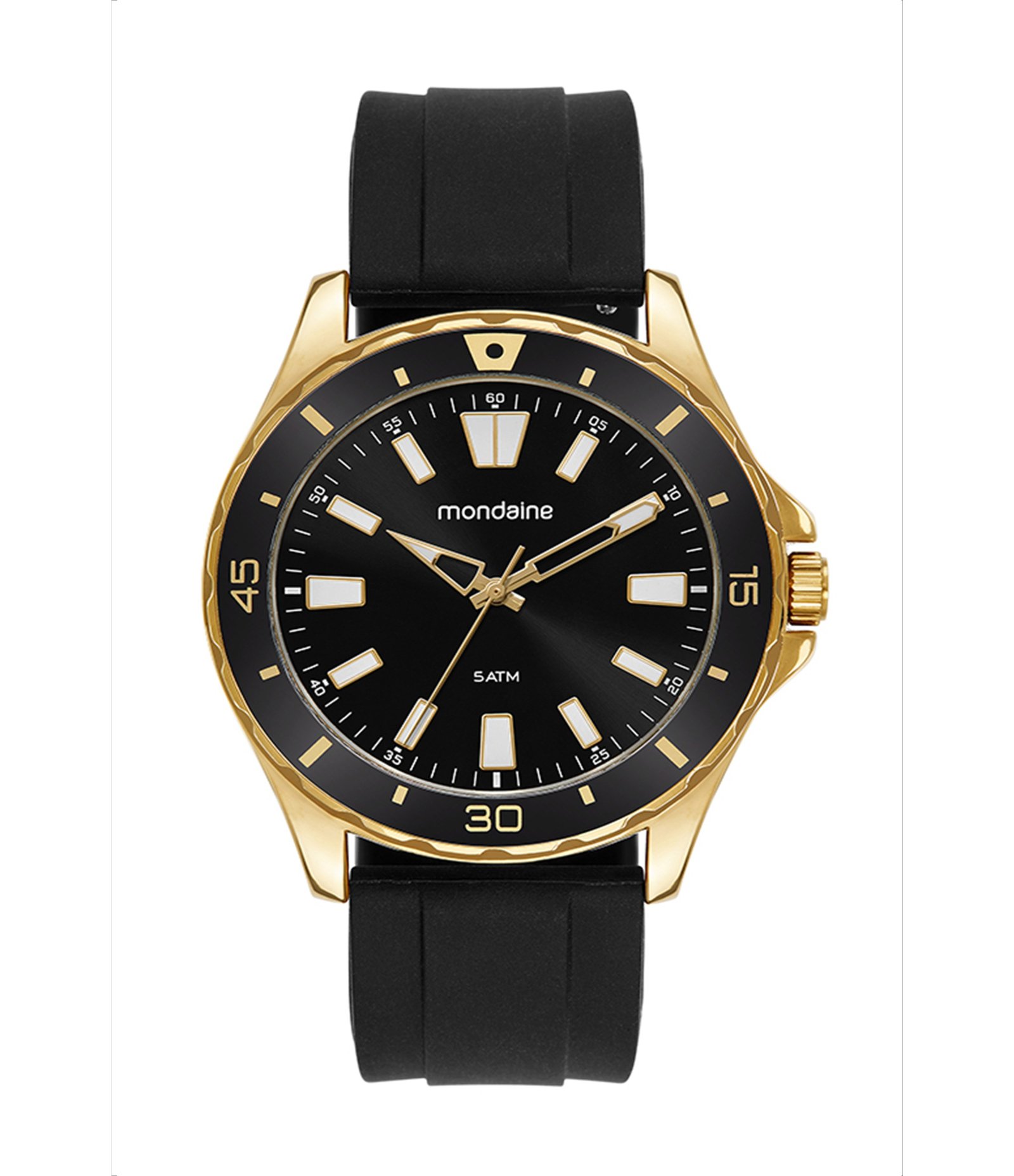 Relógio Analógico Mondaine em Silicone 33041GPMVDI1KB Preto 2