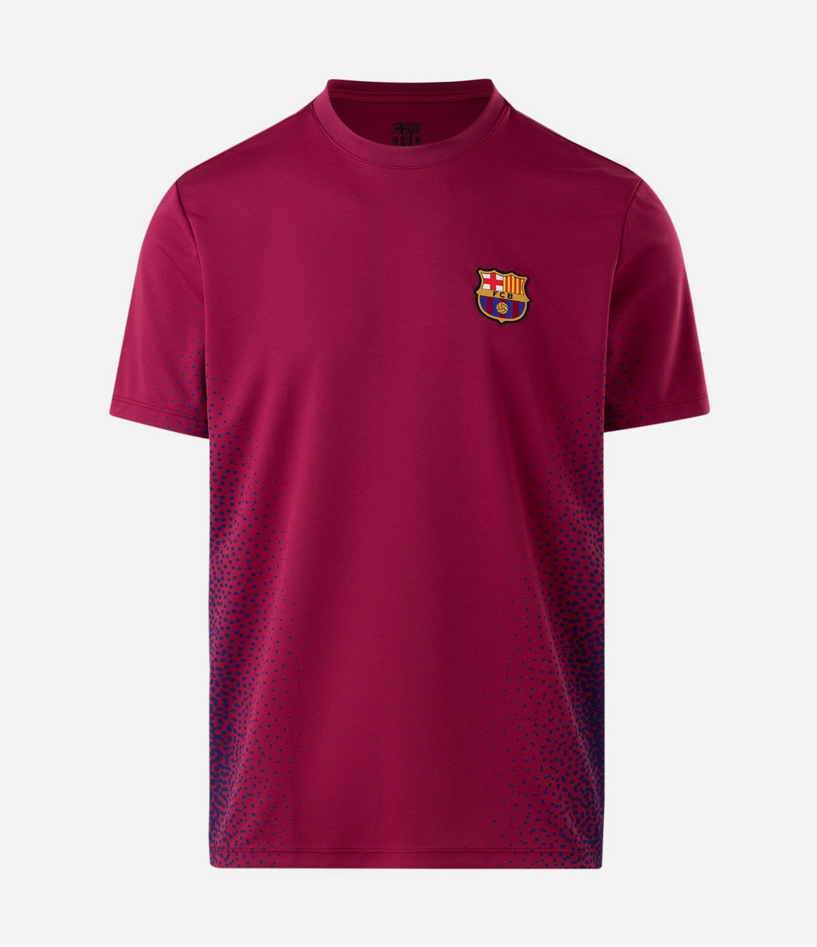 Camiseta Esportiva Dry Escudo FC Barcelona Bordô 5
