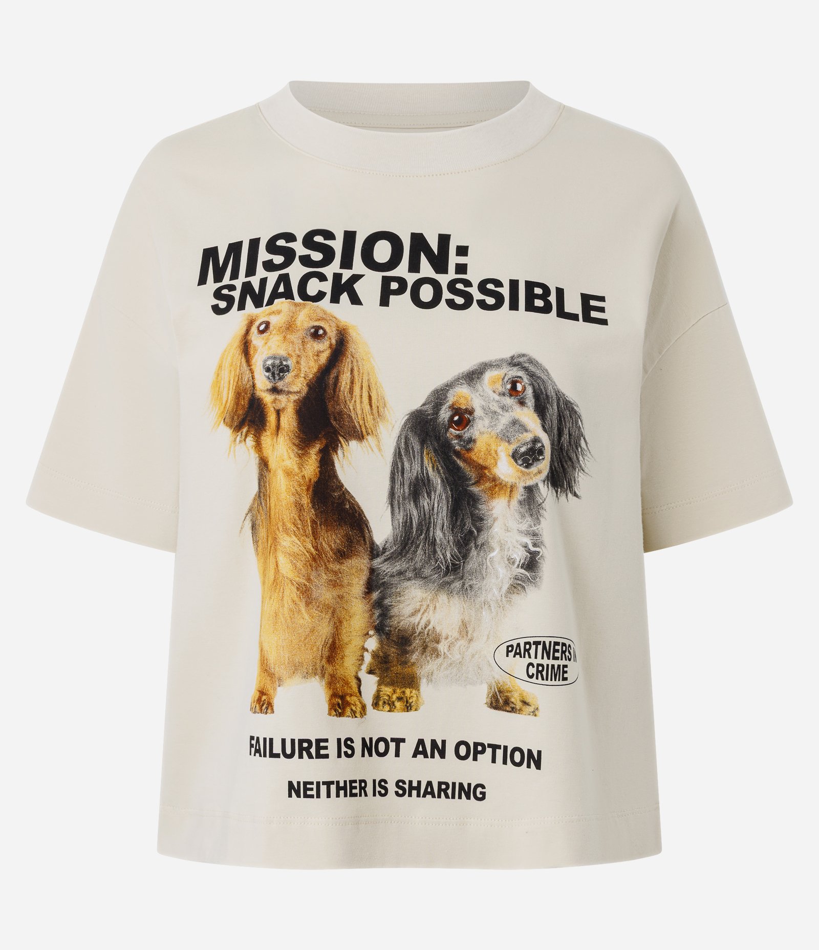 Blusa de Pijama em Algodão com Estampa de Cachorrinhos Off White 6