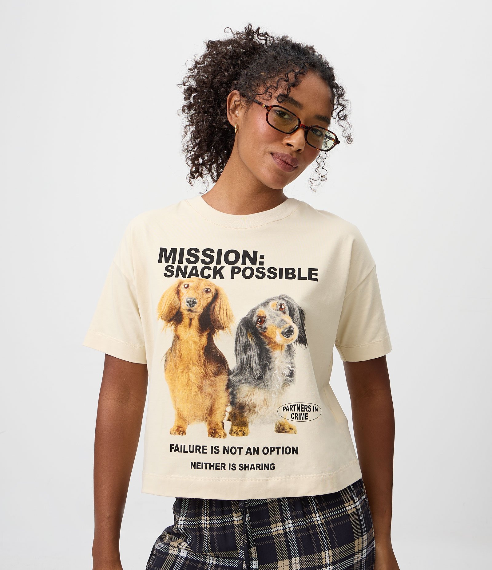 Blusa de Pijama em Algodão com Estampa de Cachorrinhos Off White 2