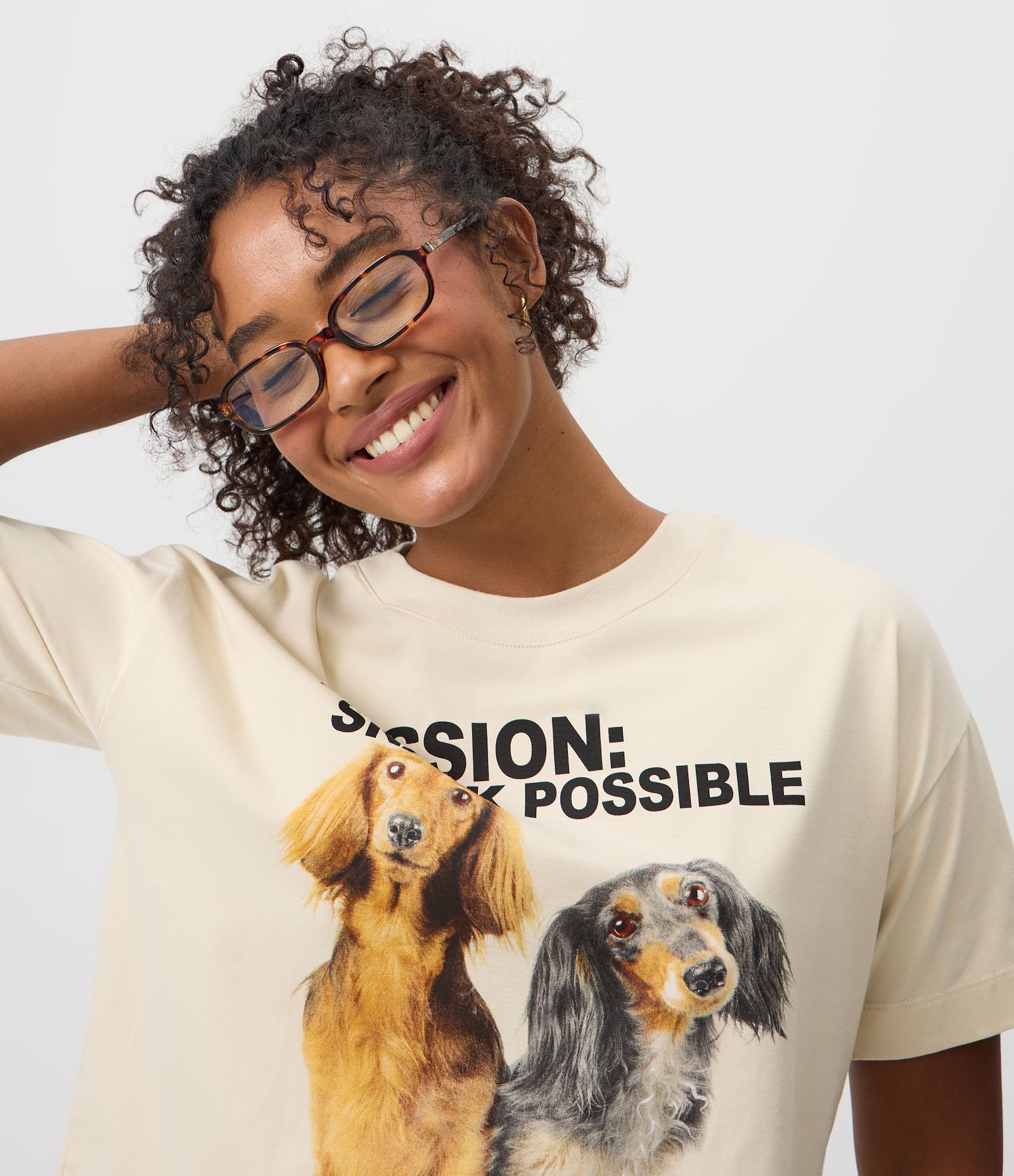 Blusa de Pijama em Algodão com Estampa de Cachorrinhos Off White 4