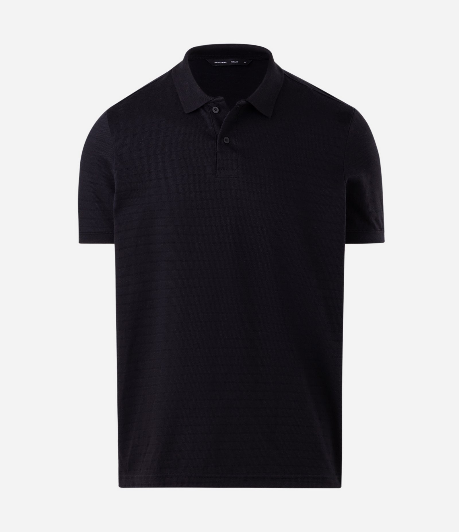 Polo com Textura Horizontal Preto 6