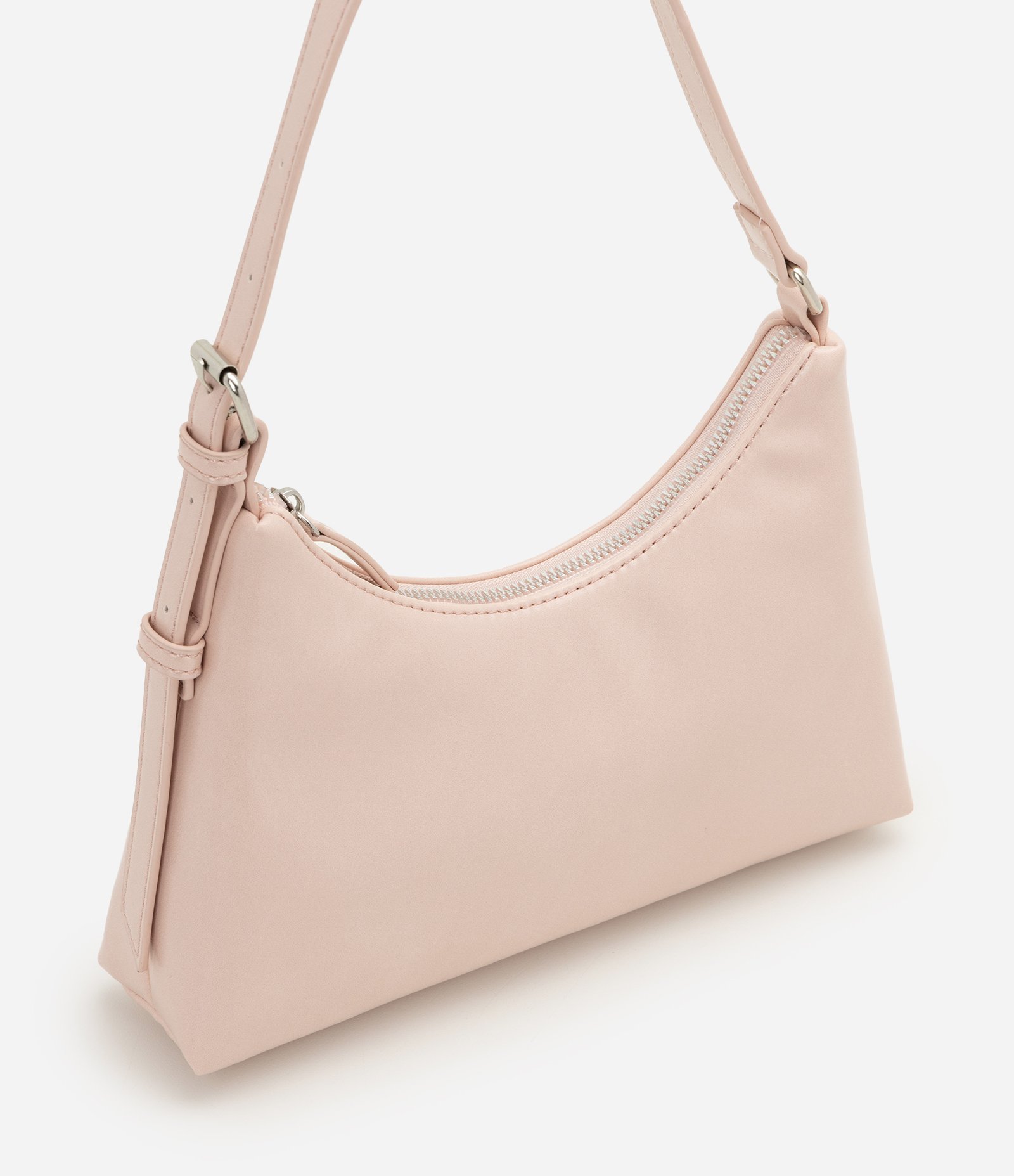 Bolsa Baguete com Alça Ajustável Rosa 2