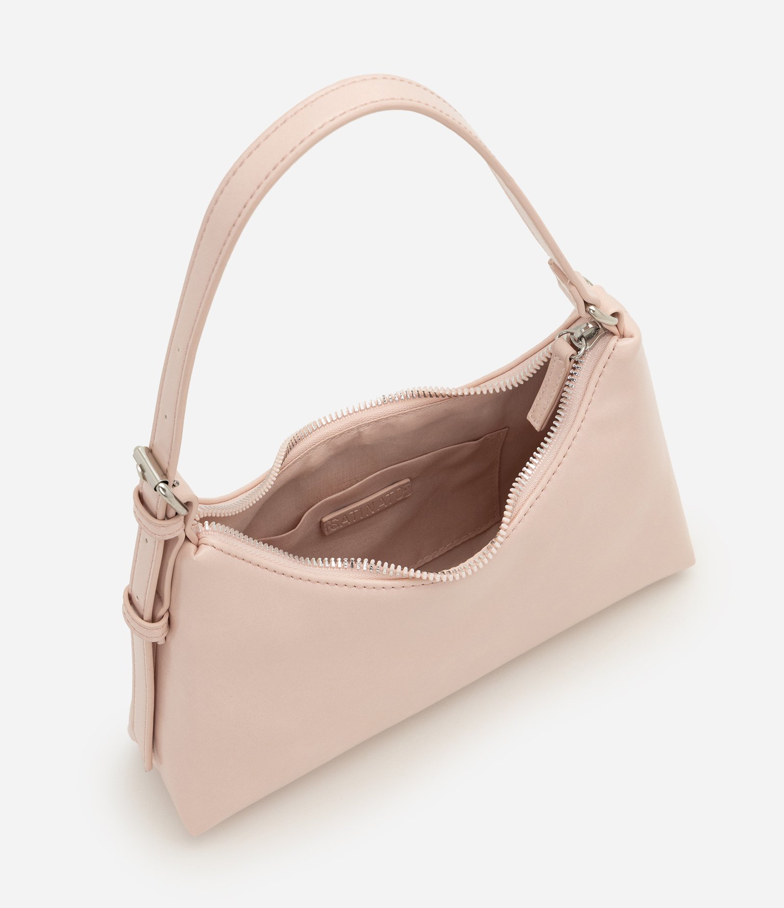 Bolsa Baguete com Alça Ajustável Rosa 4