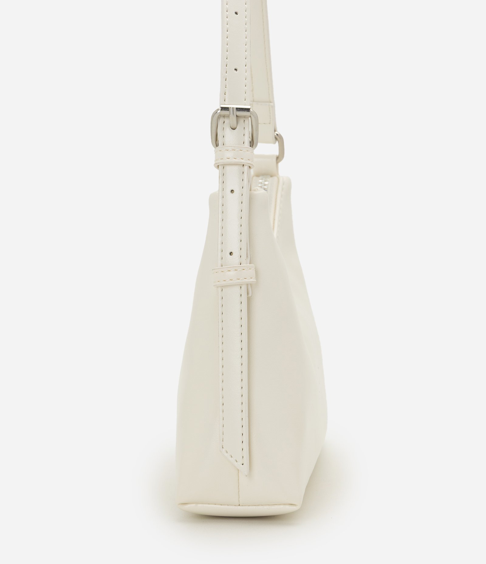 Bolsa Baguete com Alça Ajustável Off White 6