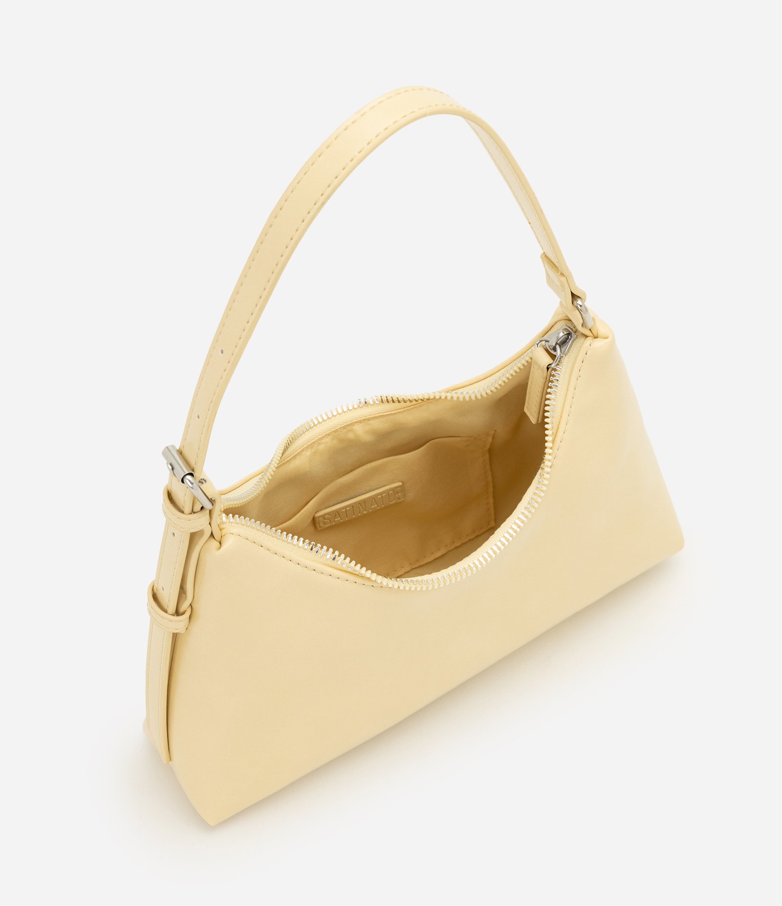 Bolsa Baguete com Alça Ajustável Amarelo 4