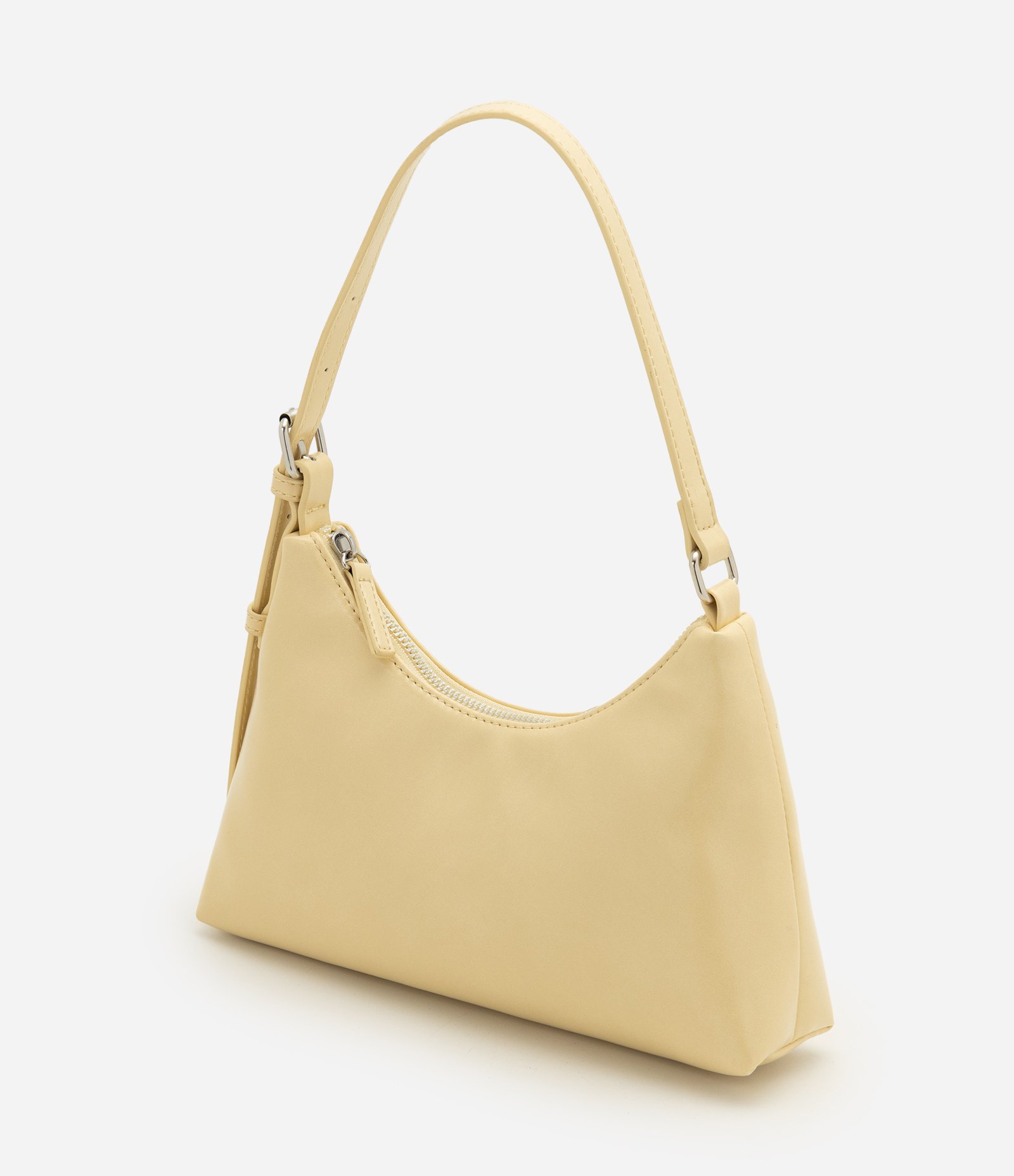 Bolsa Baguete com Alça Ajustável Amarelo 5