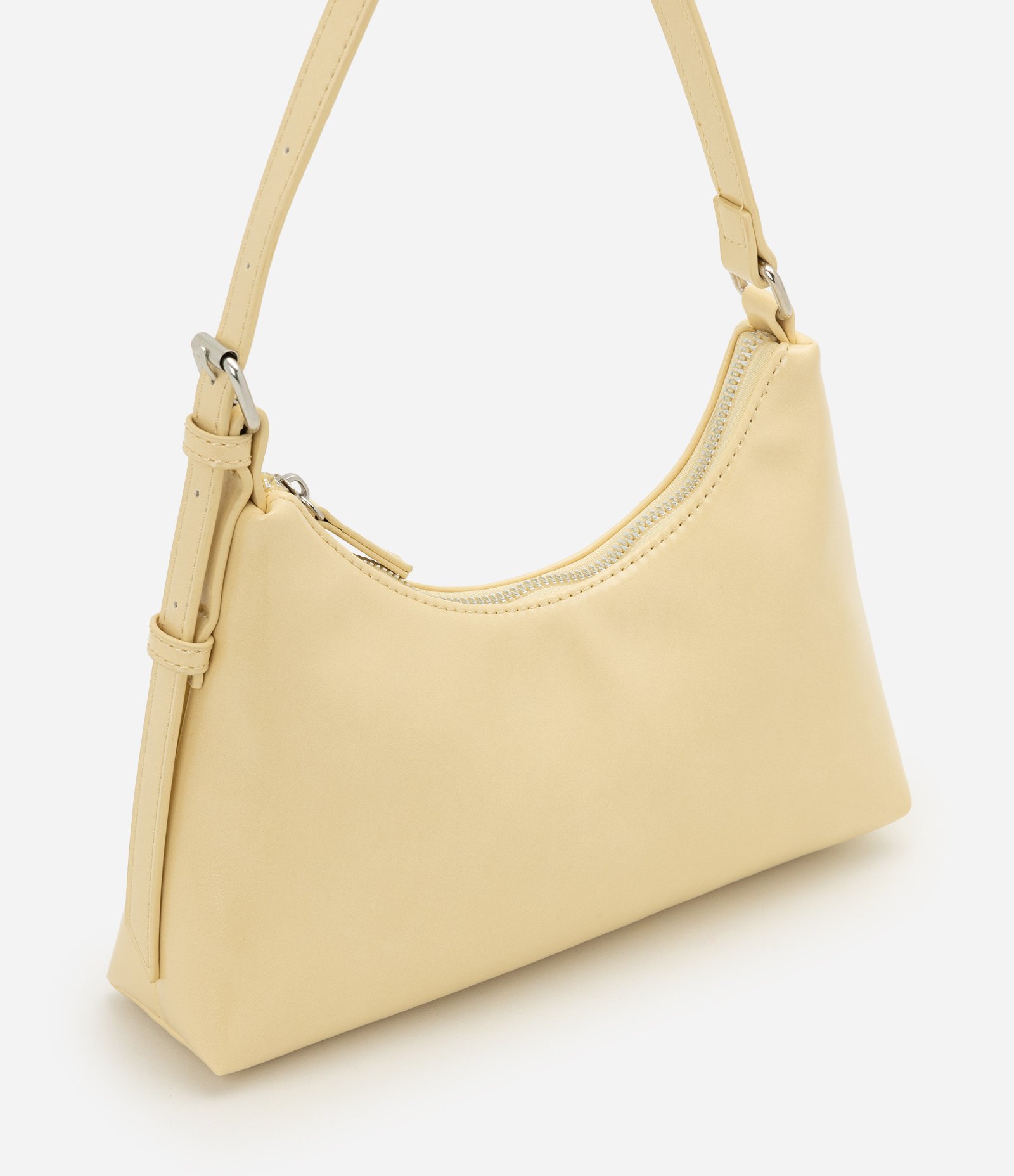 Bolsa Baguete com Alça Ajustável Amarelo 7